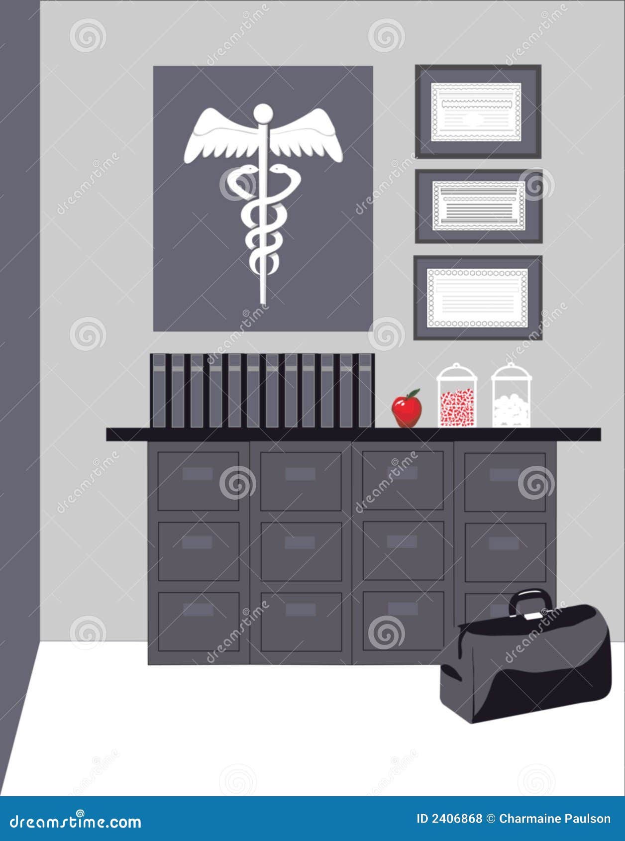 Doctors Office stock vector. Illustration of copy, file 2406868