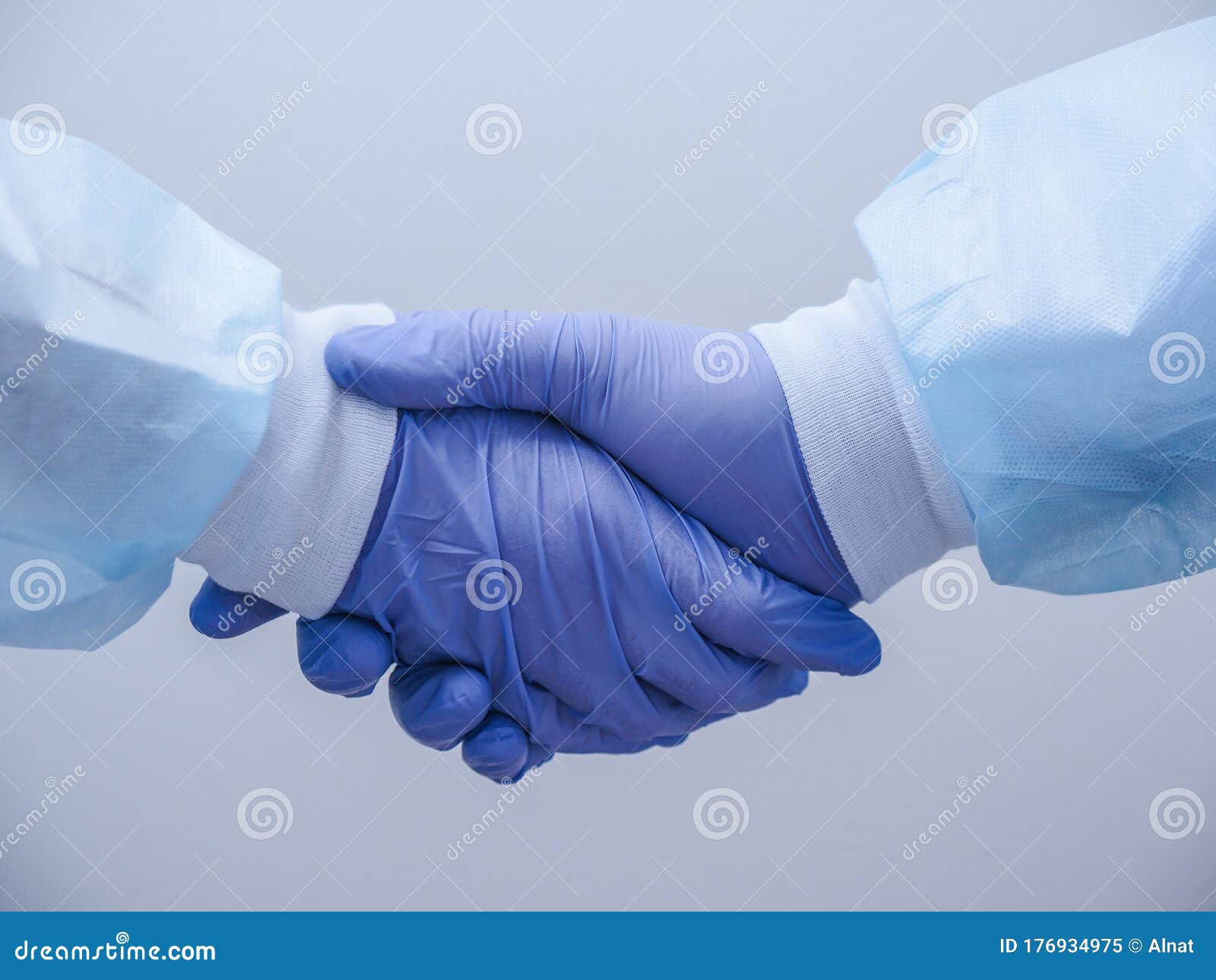 Doctors shake hands stock image. Image of healthy, sanitation 176934975