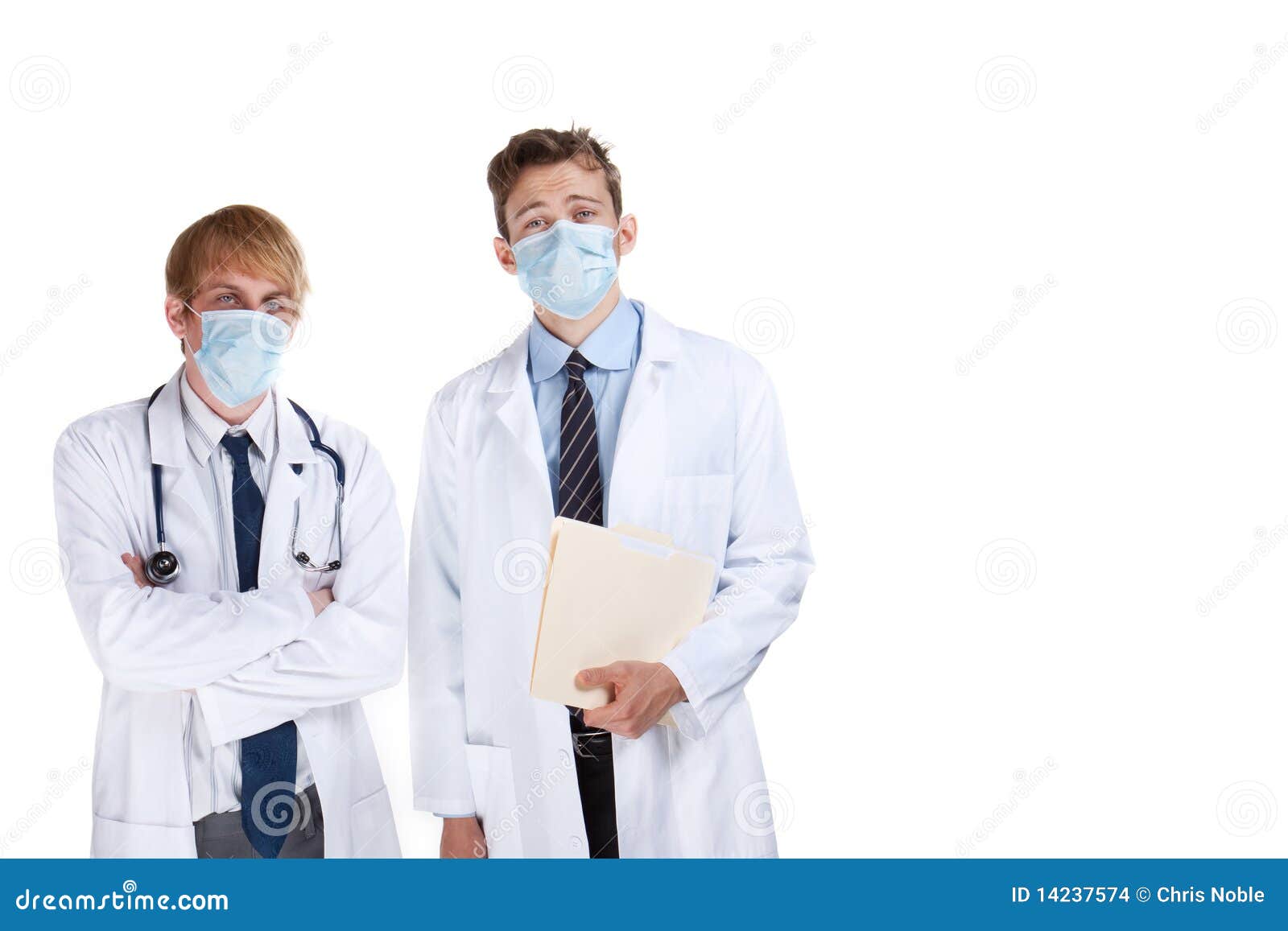 Doctors with Surgical Masks Stock Photo Image of handsome, mask 14237574
