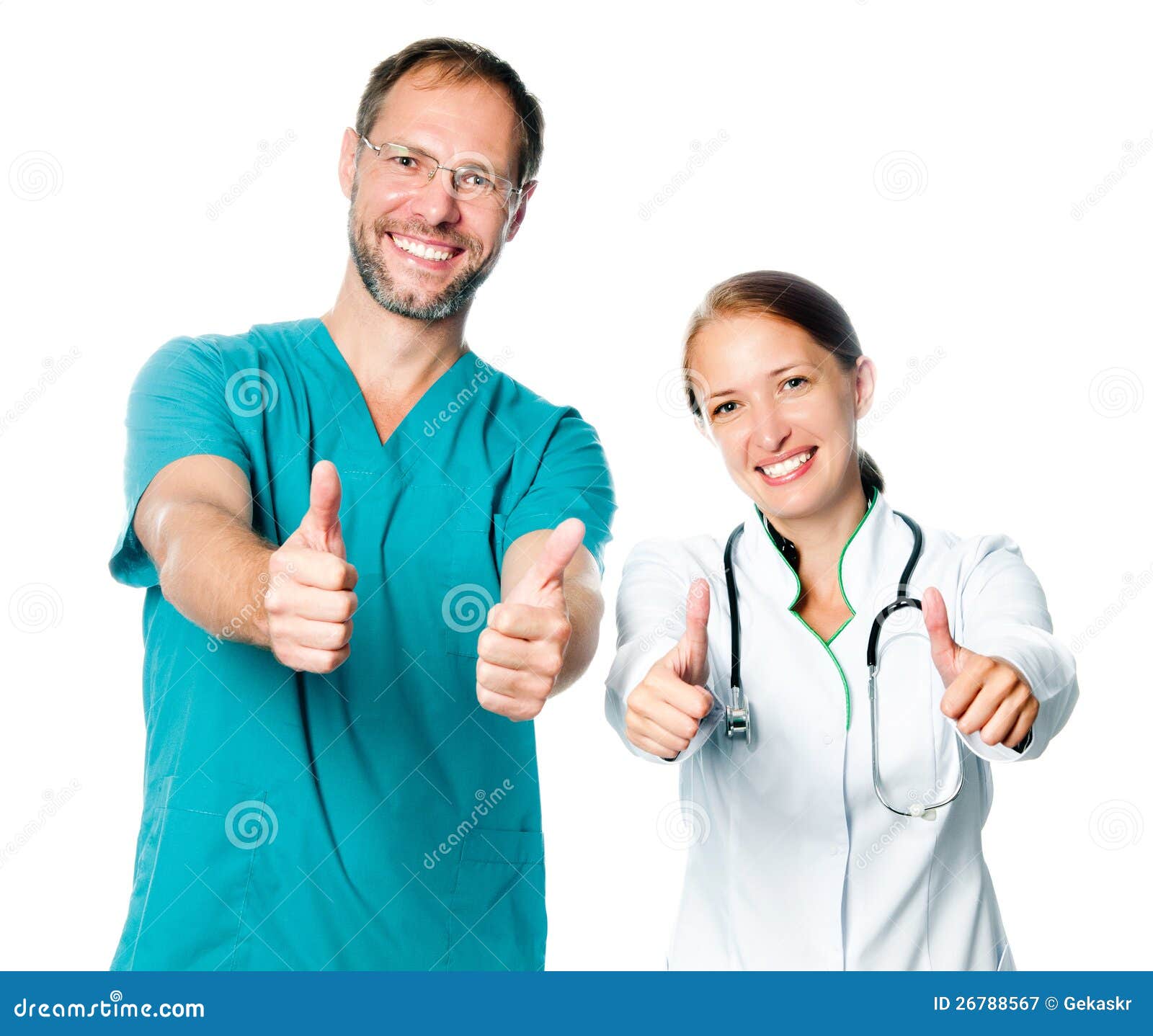 Stock Photo Thumbs Up Doctor