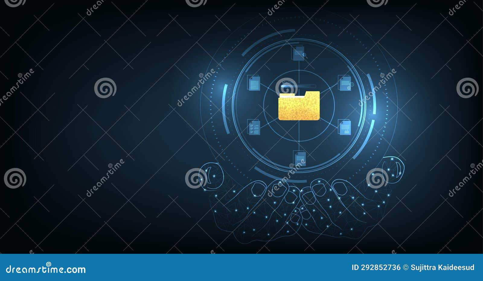 Document Management And Digital Document Paperless Operation Concept Document Management And Digital Document Paperless Operation Concept