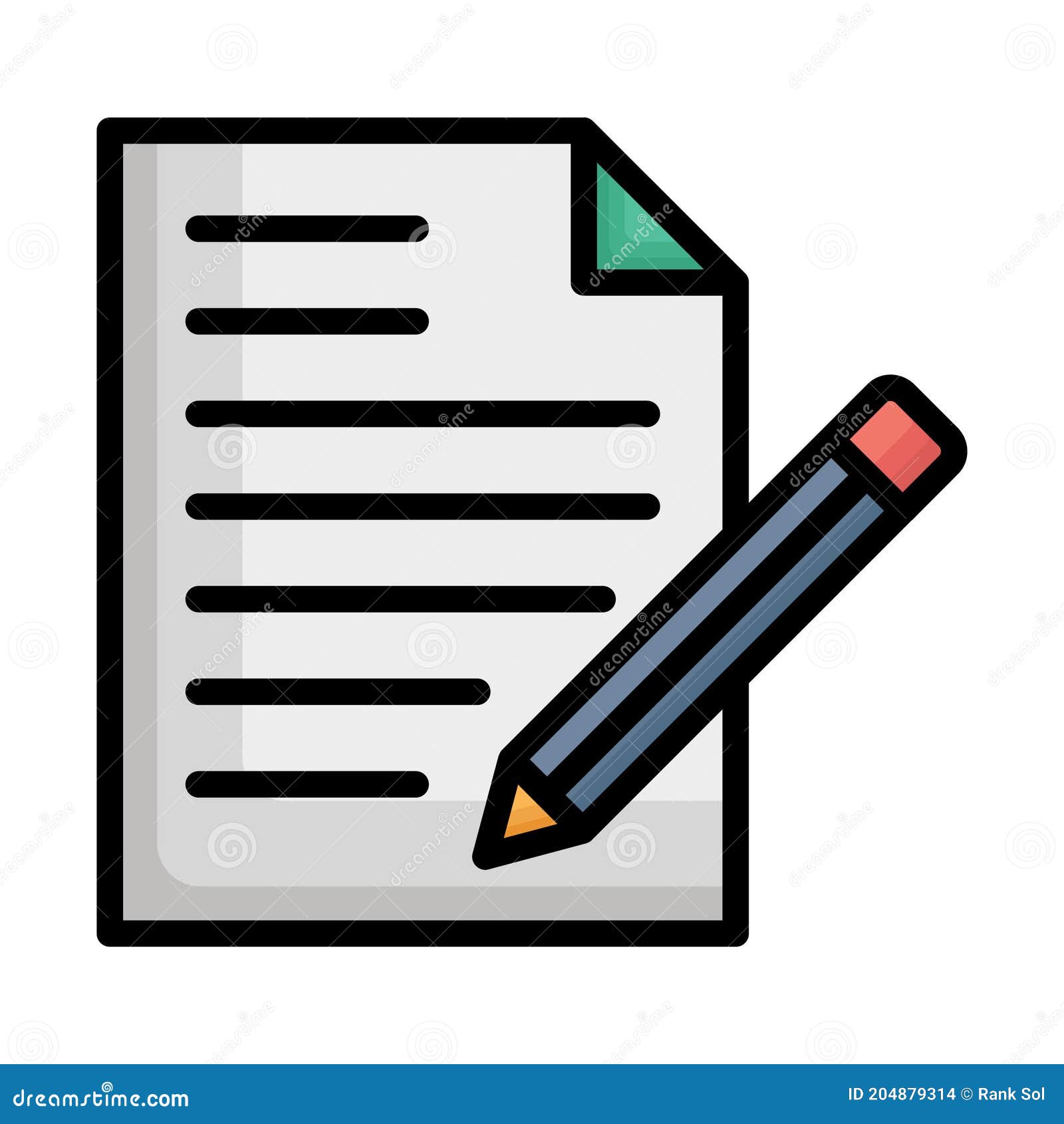 document, note  icon which can easily modify