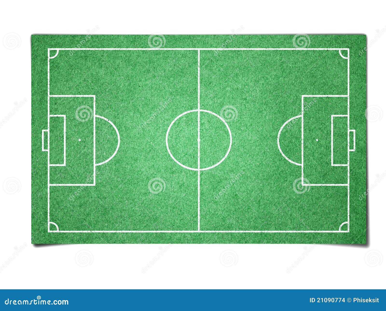 Documento Del Campo Di Calcio Fotografia Stock Immagine Di