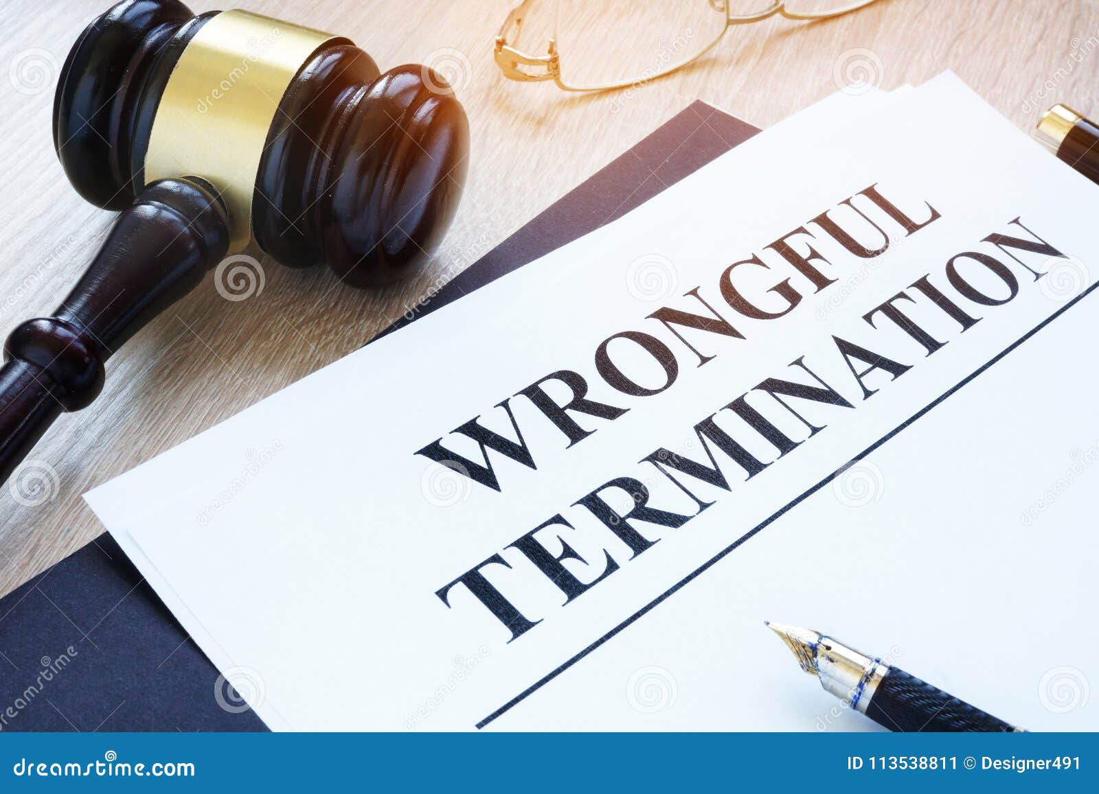 documents about wrongful termination.