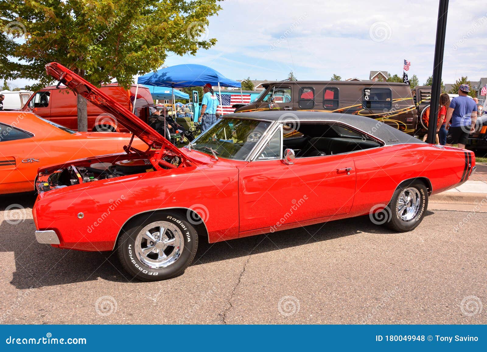 1968 Dodge Charger Auf Der Jährlichen Kenosha Car Show