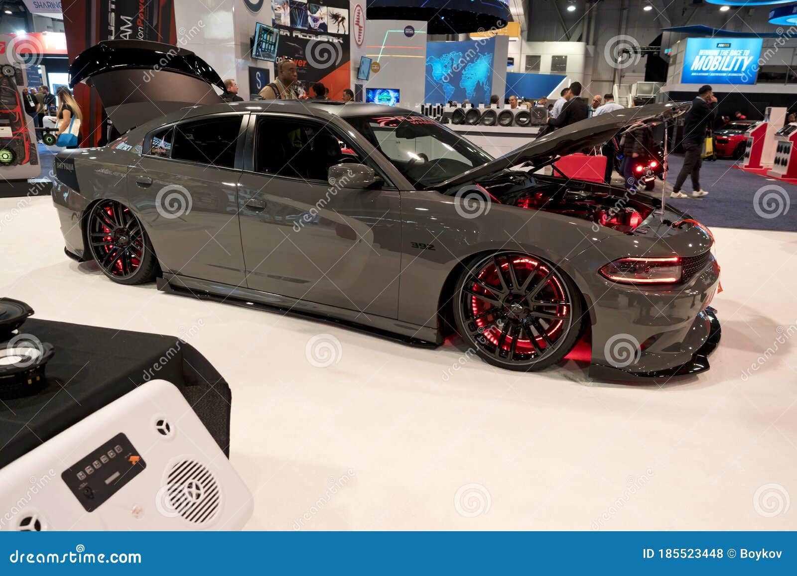 Dodge Charger Daytona at the Consumer Electronic Show CES 2020 Editorial  Stock Photo - Image of industry, automotive: 185523448
