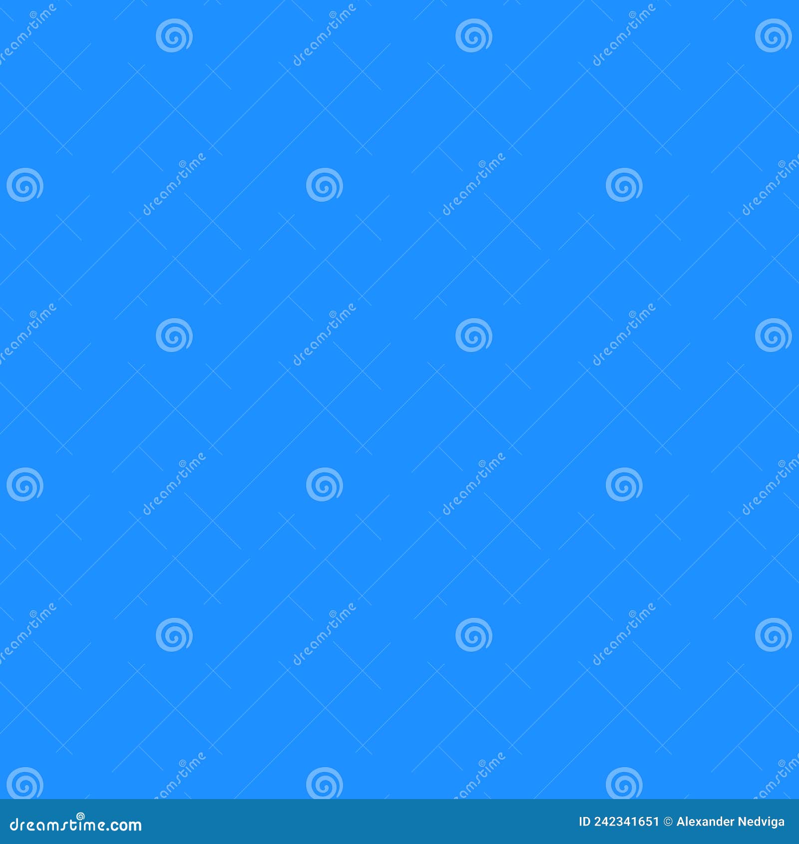 Dodger Blue Background. Seamless Solid Color Tone Stock Image