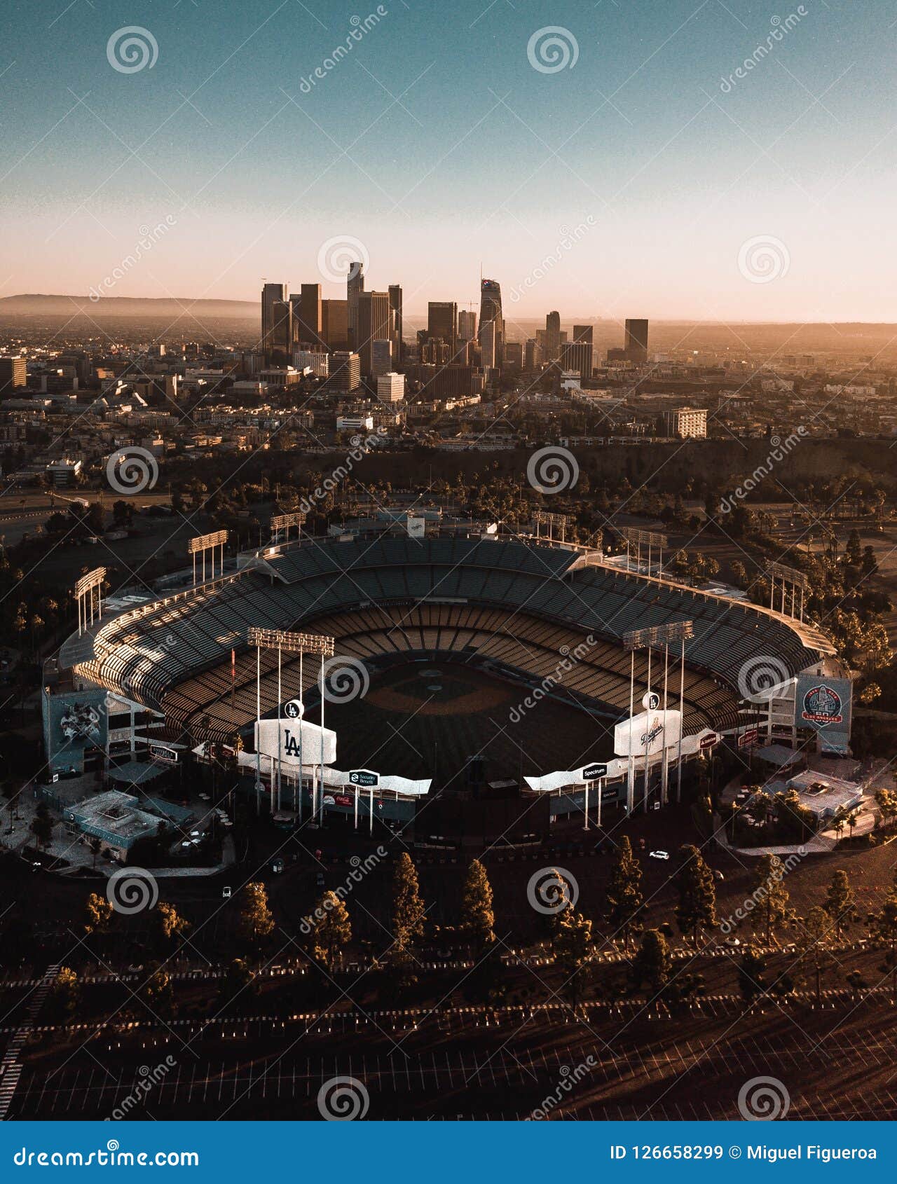 Dodgers stadium editorial stock image. Image of angeles - 126658299