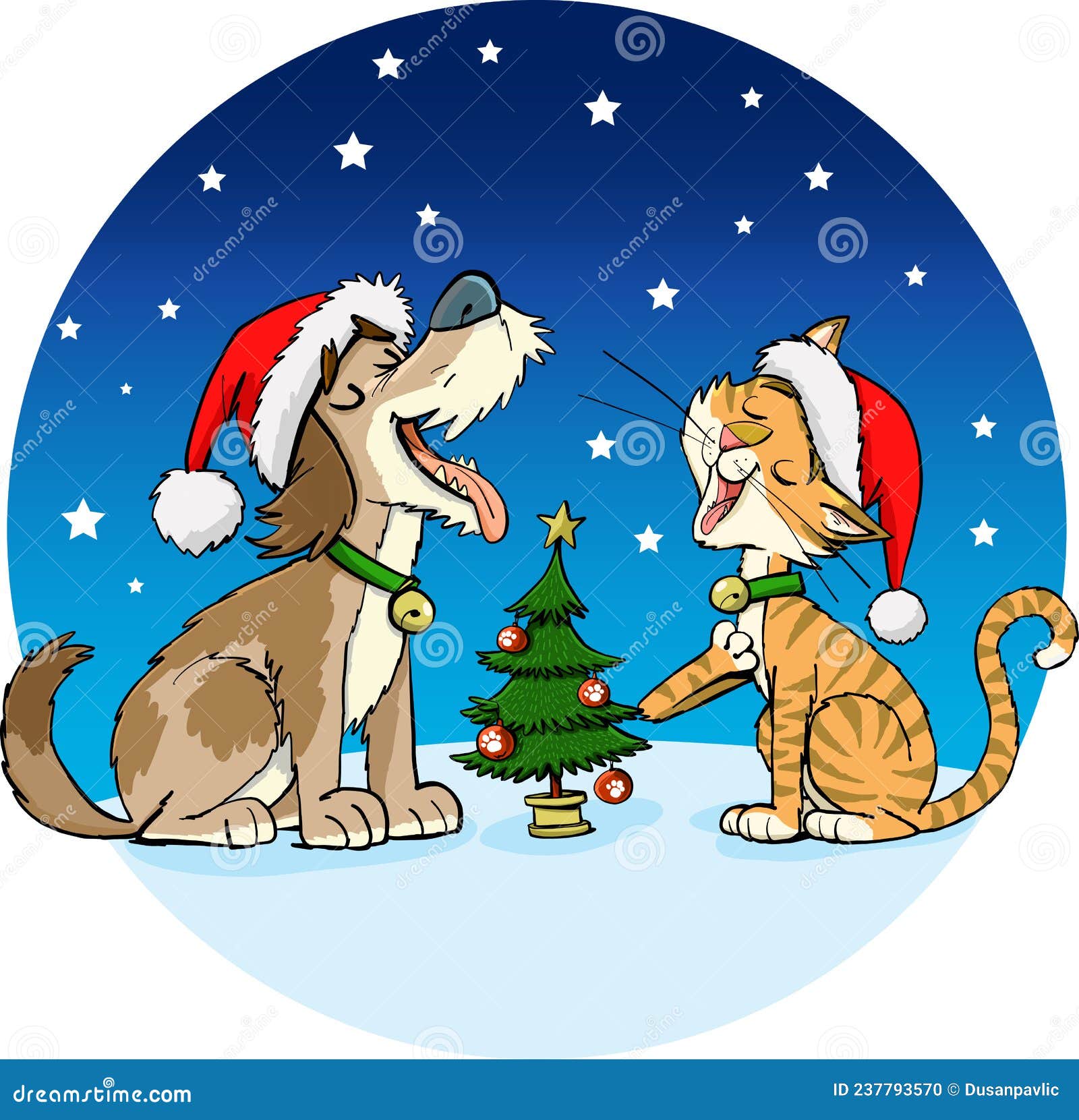 Christmas Dog Song Stock Illustrations – 78 Christmas Dog Song Stock  Illustrations, Vectors & Clipart - Dreamstime