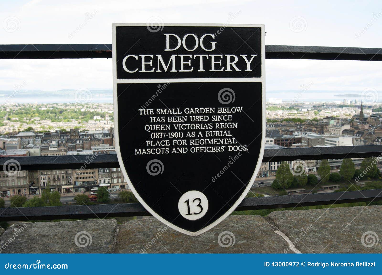 Dog Cemetery at Edinburgh Castle Stock Photo Image of garden