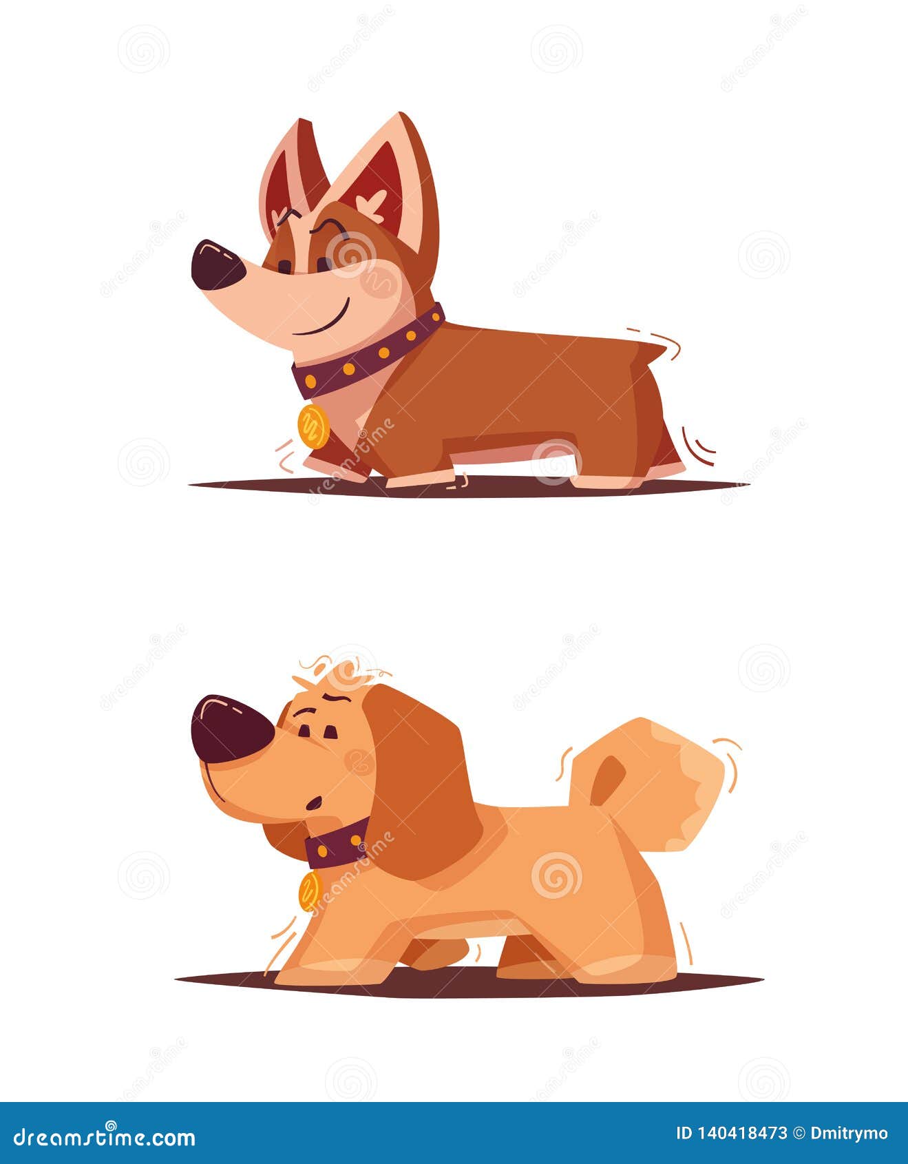 Download Dog Character. Best Friend. Cartoon Vector Illustration Stock Vector - Illustration of corgi ...