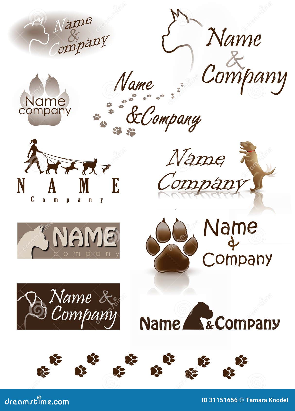 Dog Company Logo Stock Illustration Illustration Of Canine 31151656