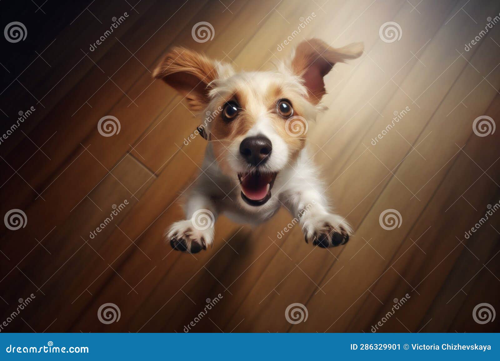 dog doggy fly white up pet animal background purebred jump cute. generative ai.