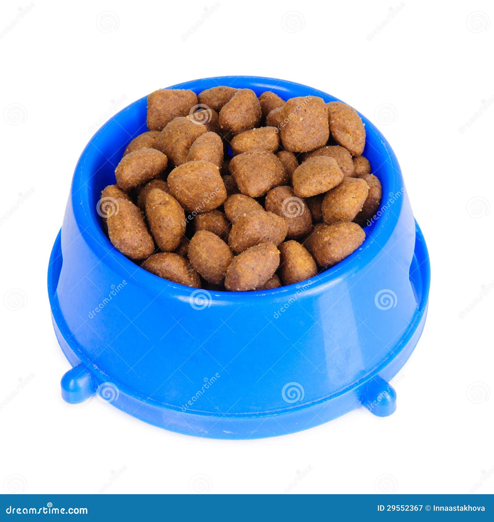 Dog food in bowl stock image. Image of meal, doggy, brown 29552367