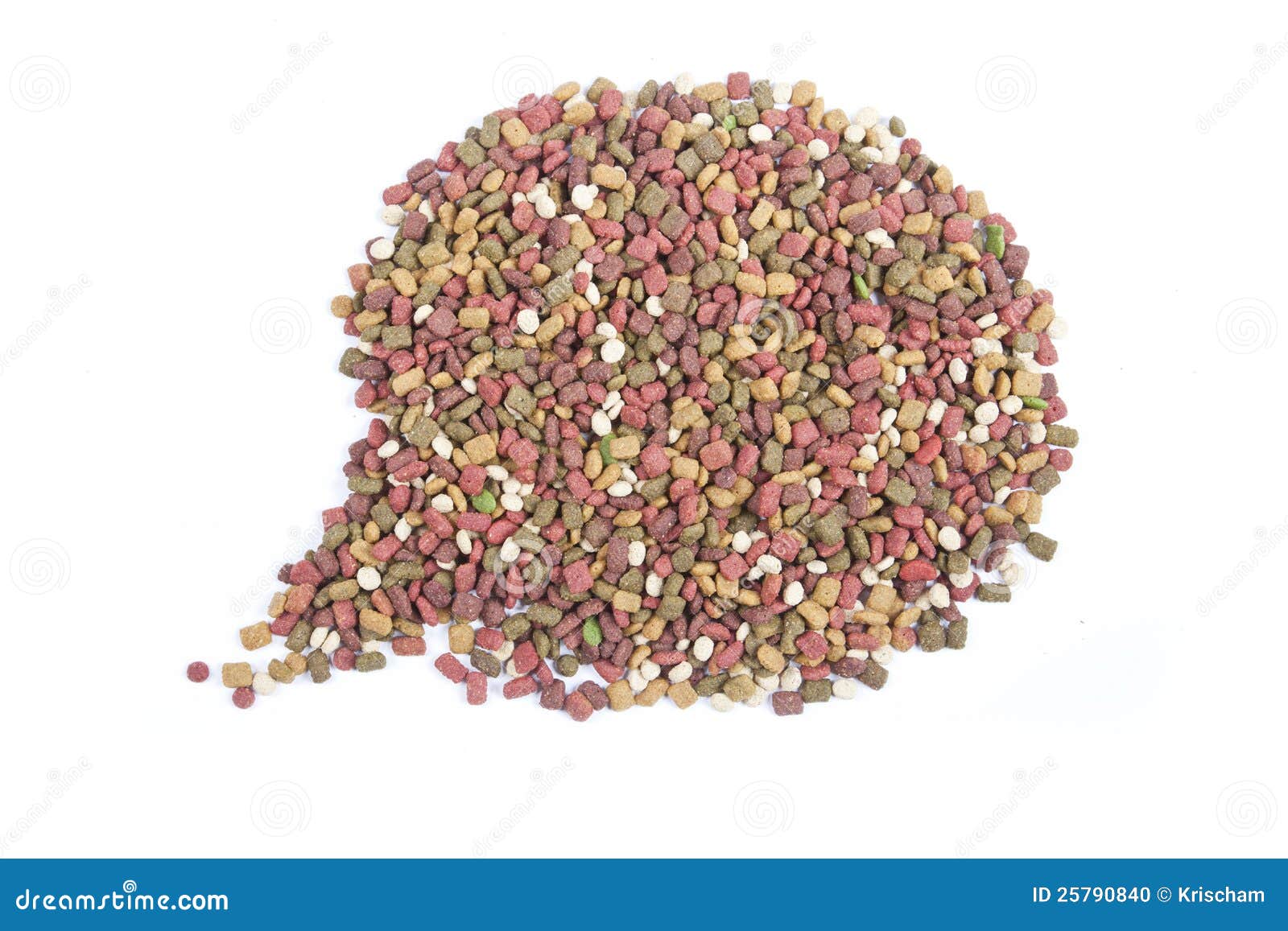 Dog food bubble shape, stock photo. Image of pattern 25790840