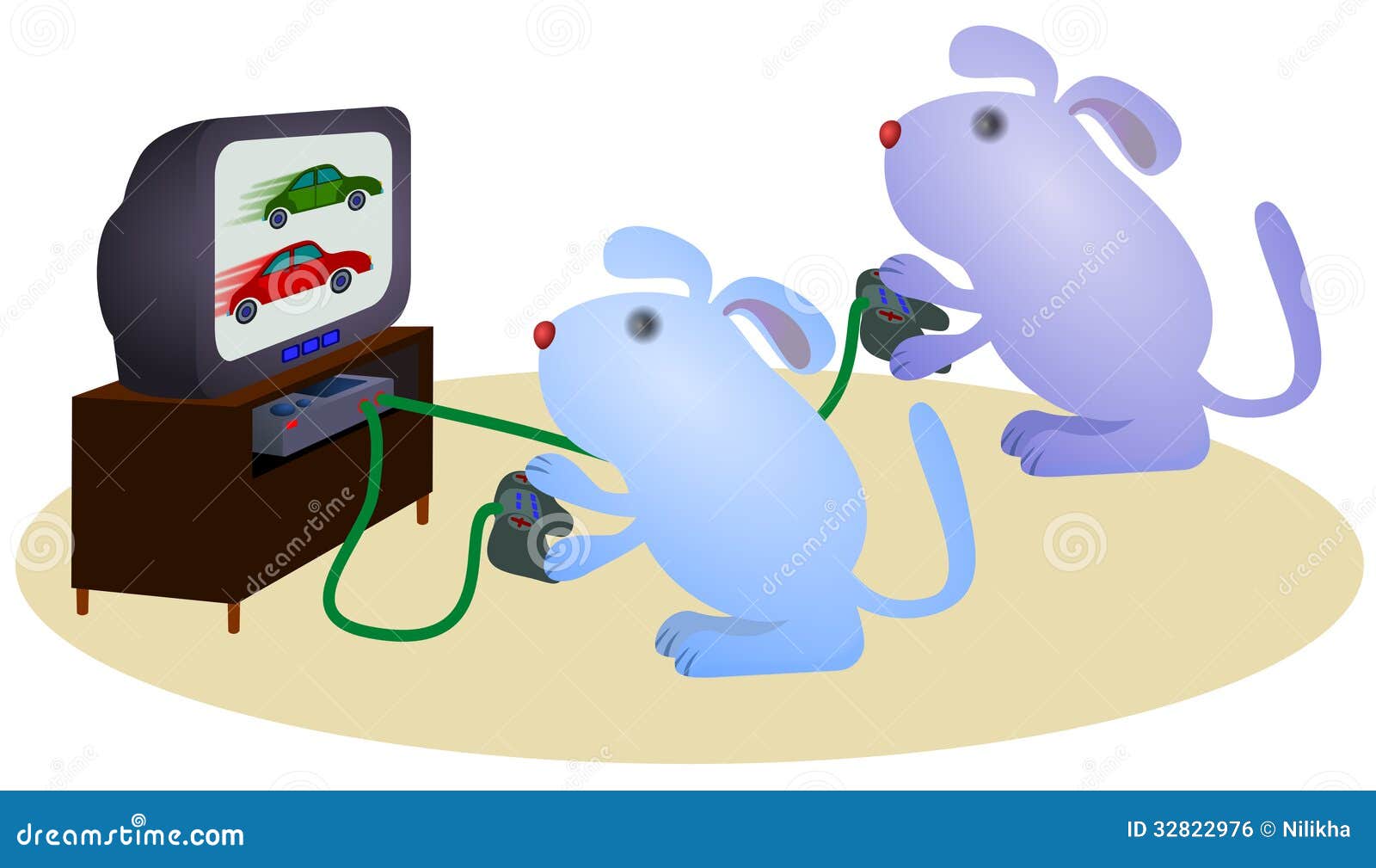 Dog game stock illustration. Illustration of competition 32822976