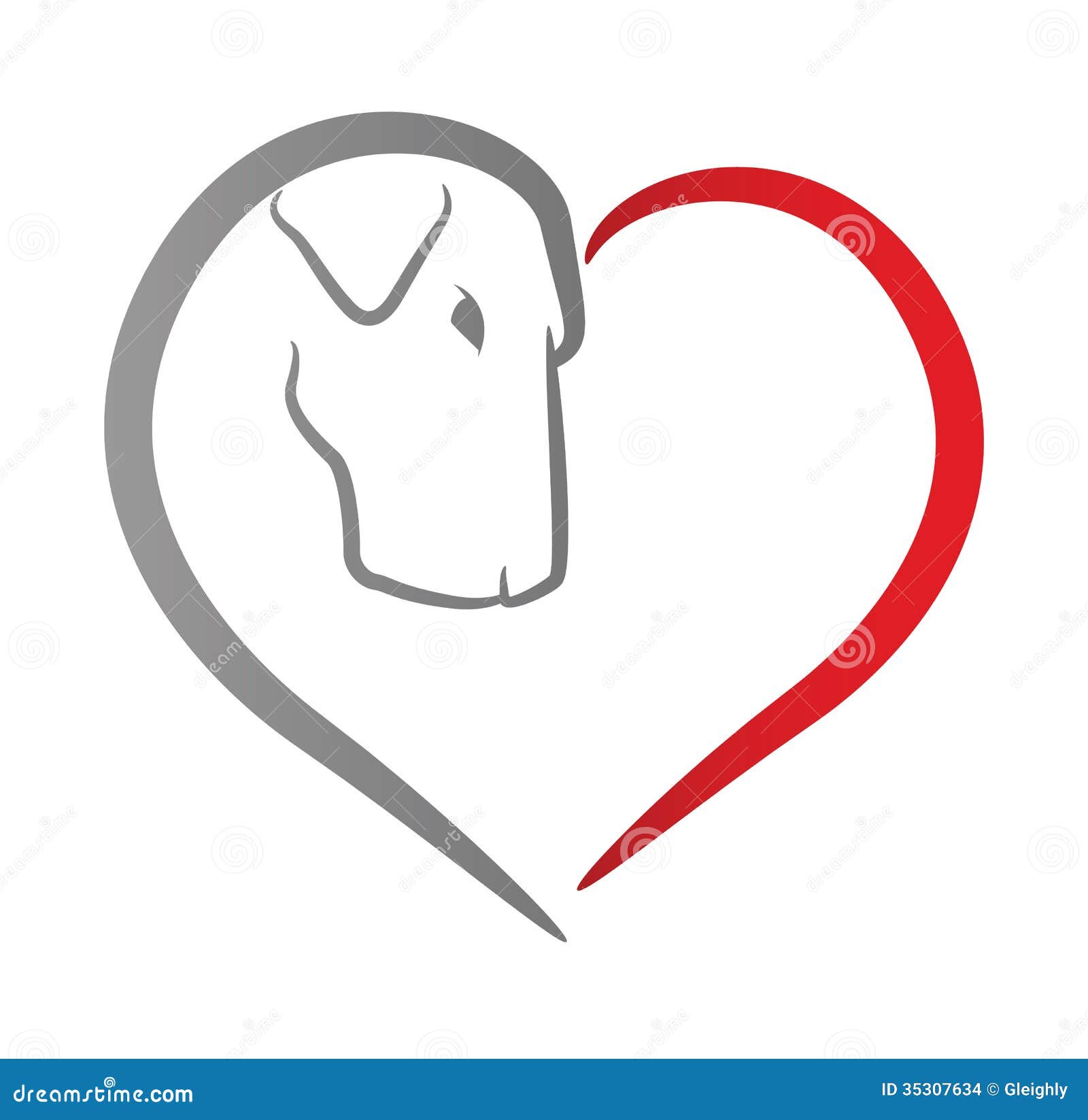 Dog Heart Stock Images Image 35307634