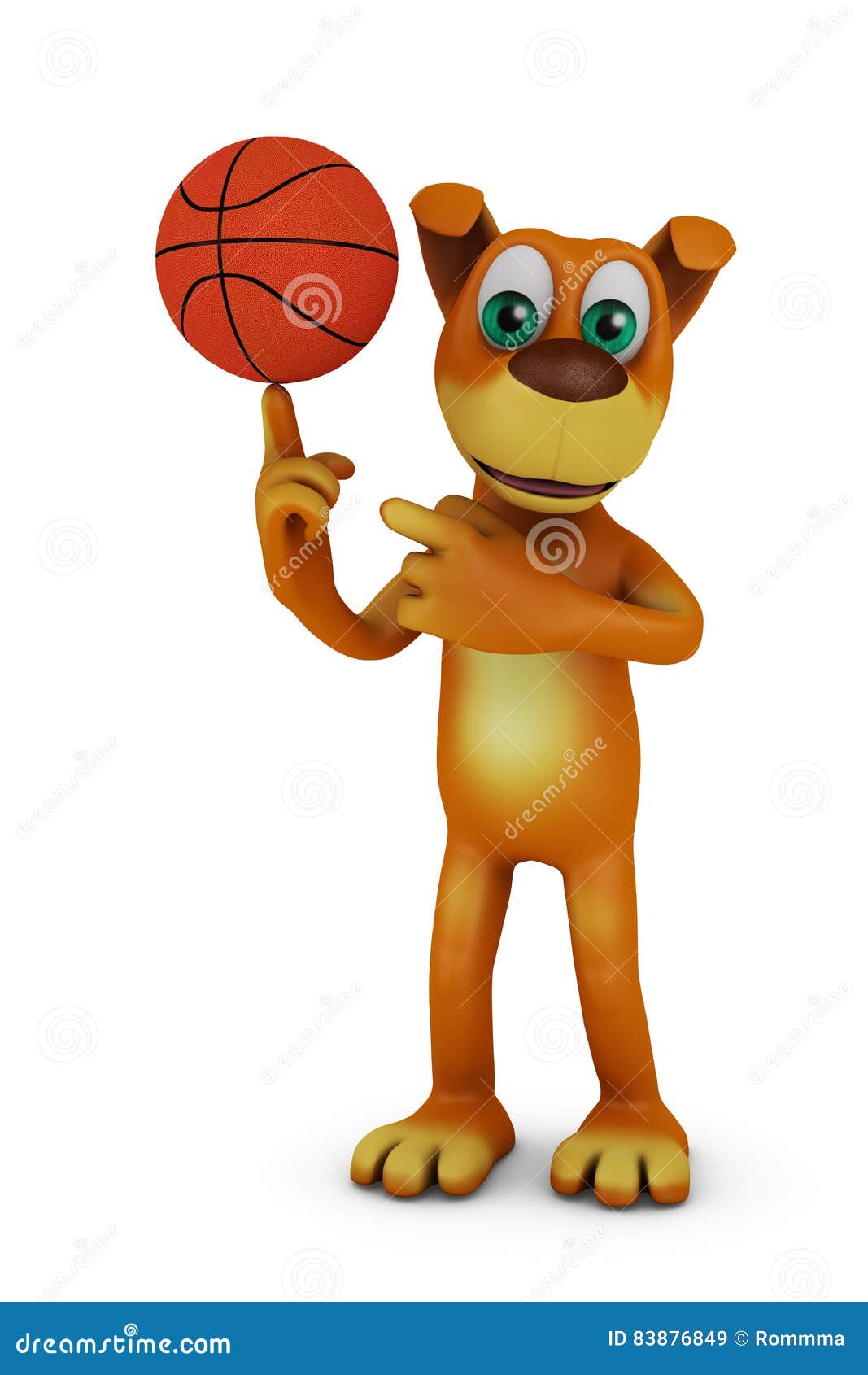 Dog holds the ball stock illustration. Illustration of isolated 83876849