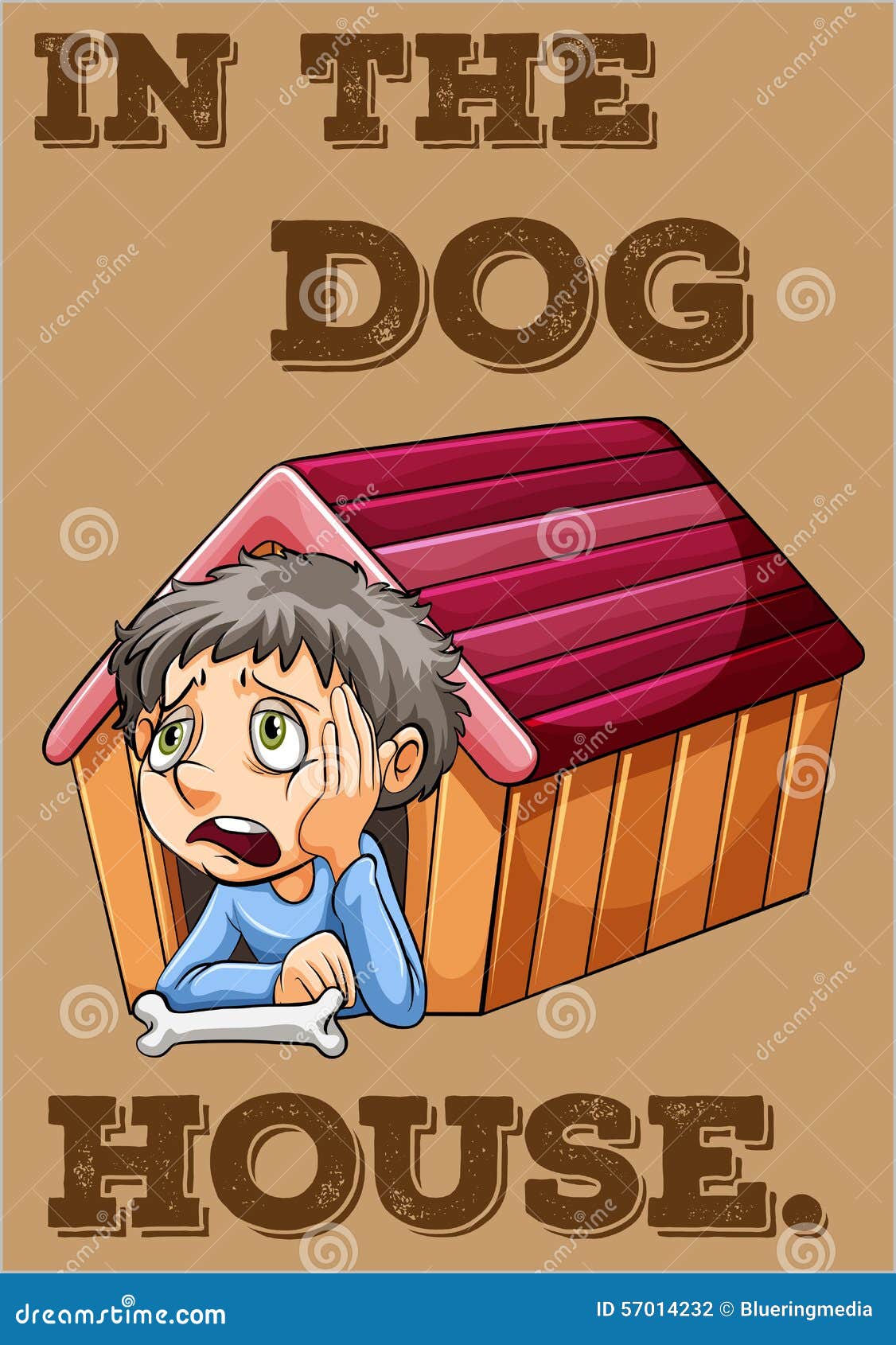 Dog house stock vector. Illustration of symbol, expression 57014232