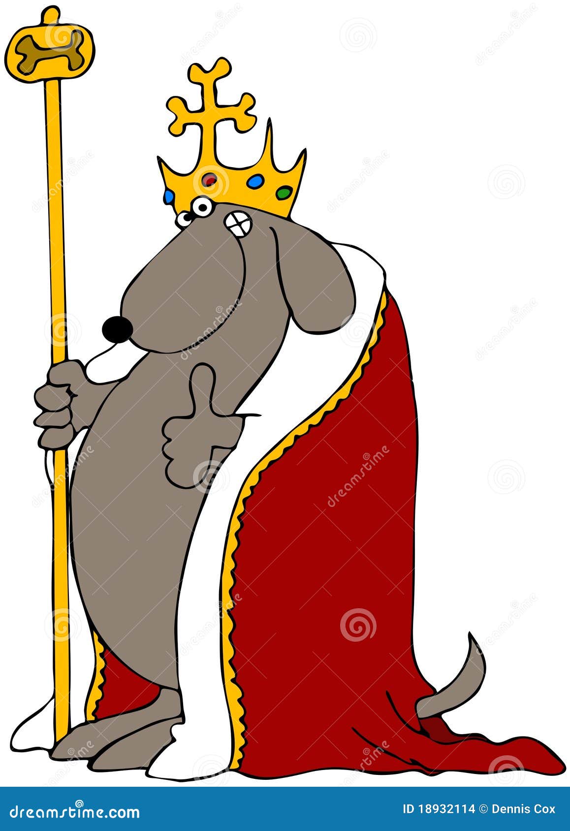 Dog King Stock Images - Image: 18932114