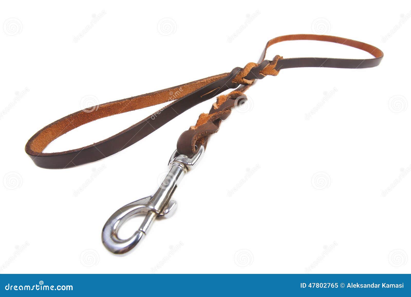 Dog leather leash stock image. Image of control, safety - 47802765