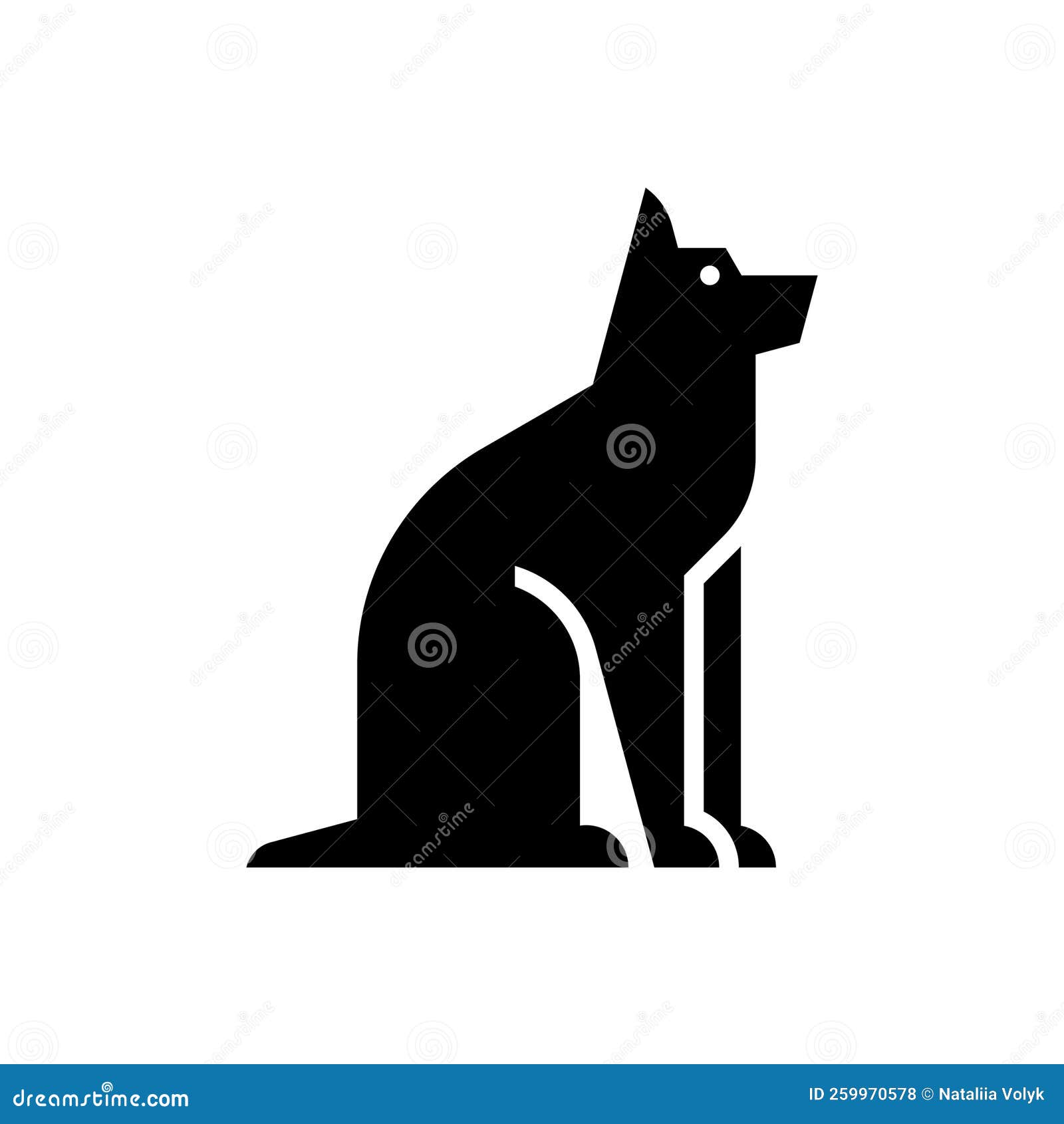 Dog Logo stock vector. Illustration of vector, logo 259970578