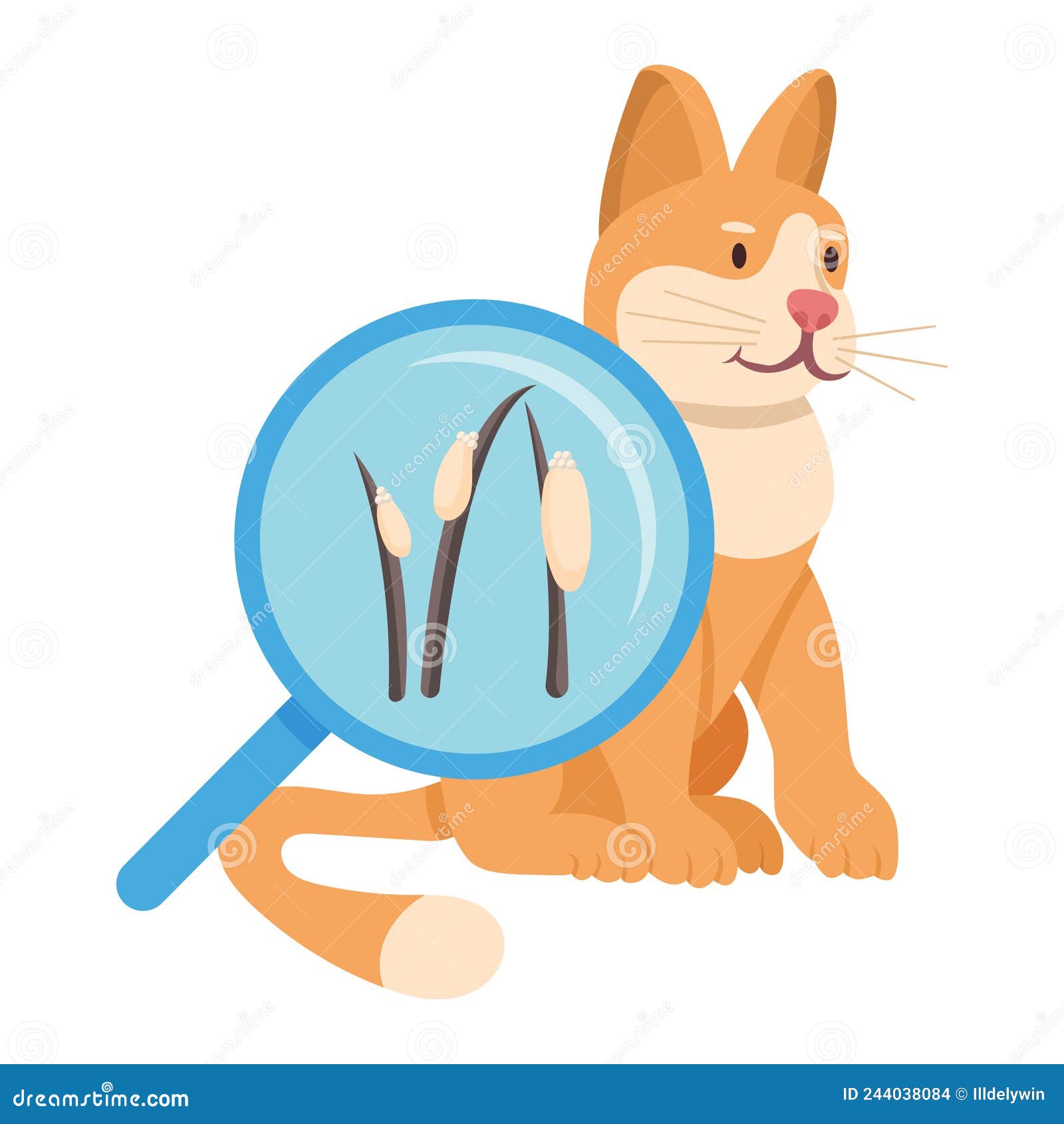 Cat Tick Fur Stock Illustrations – 45 Cat Tick Fur Stock Illustrations,  Vectors & Clipart - Dreamstime