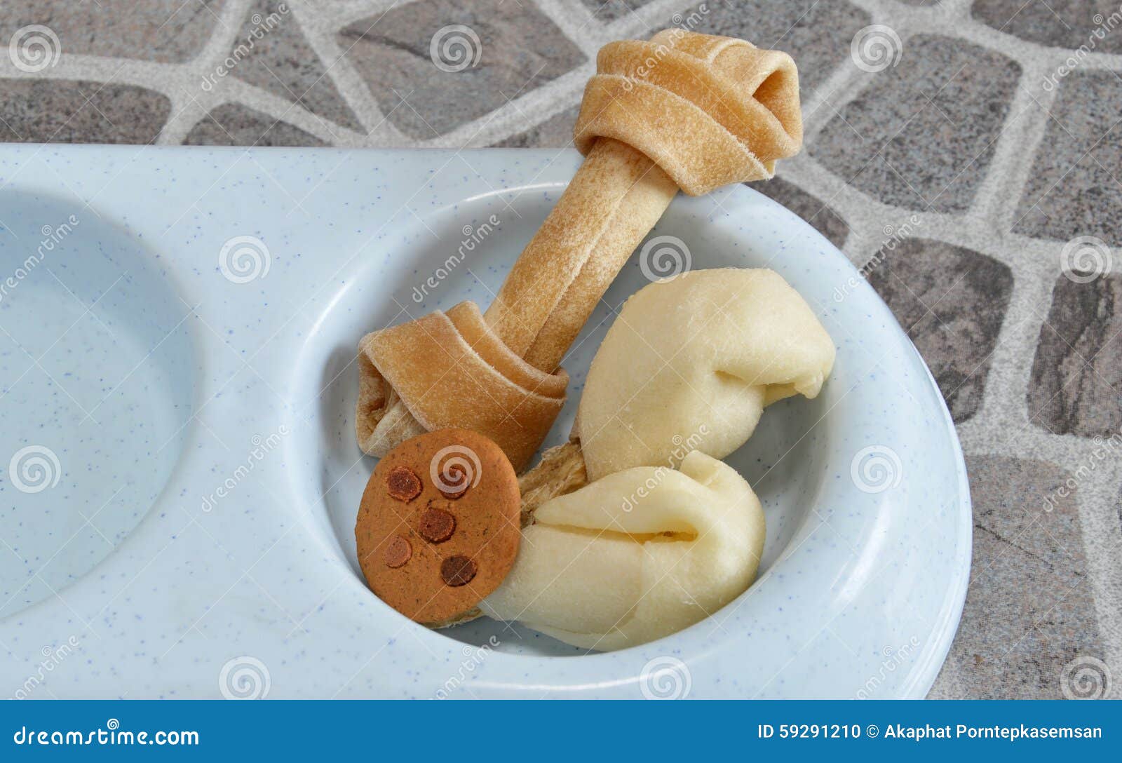 Dog Snack Chicken Leg and Bone in Bowl Stock Photo Image of chicken, chew 59291210
