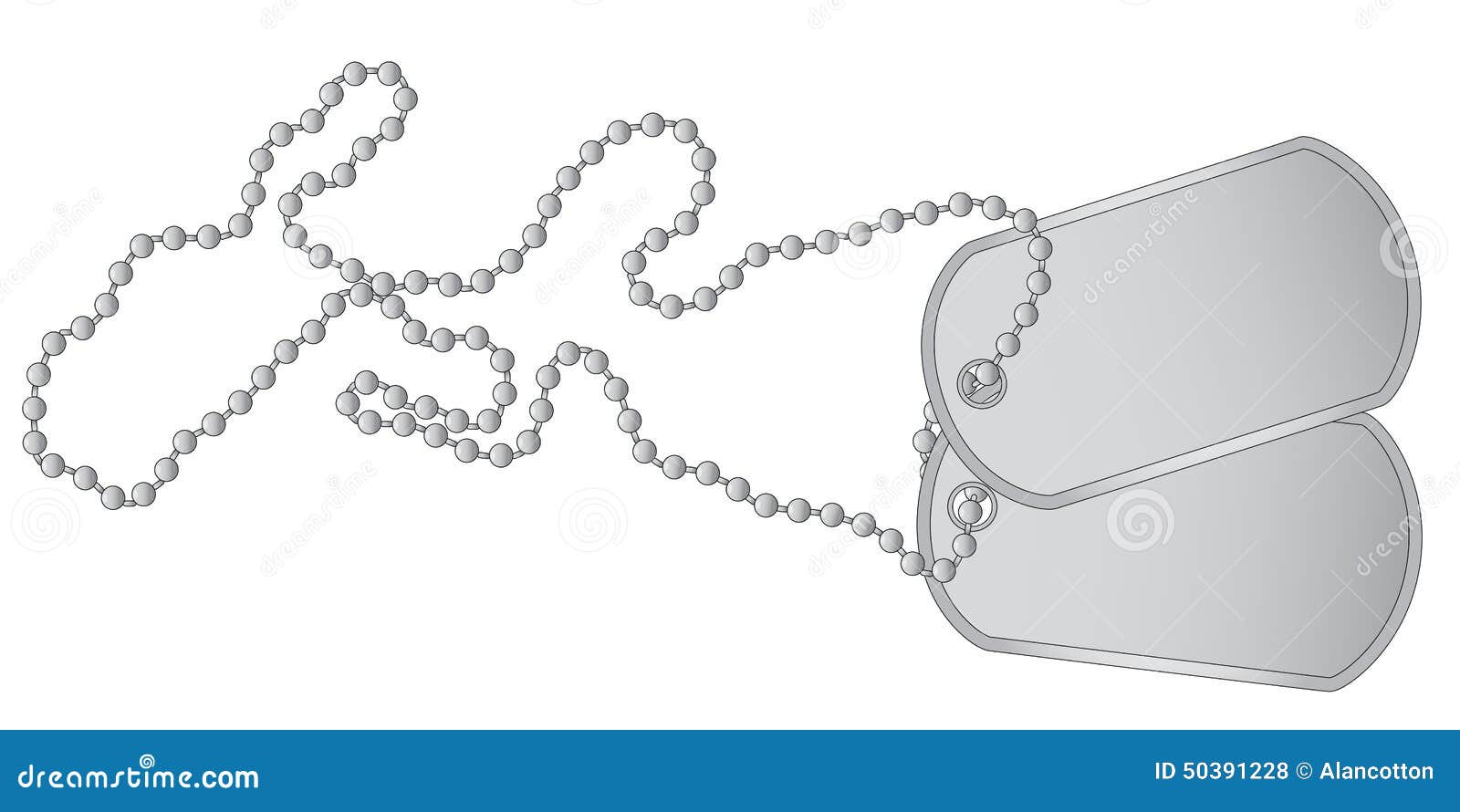 Dog Tags stock illustration. Illustration of marines - 50391228