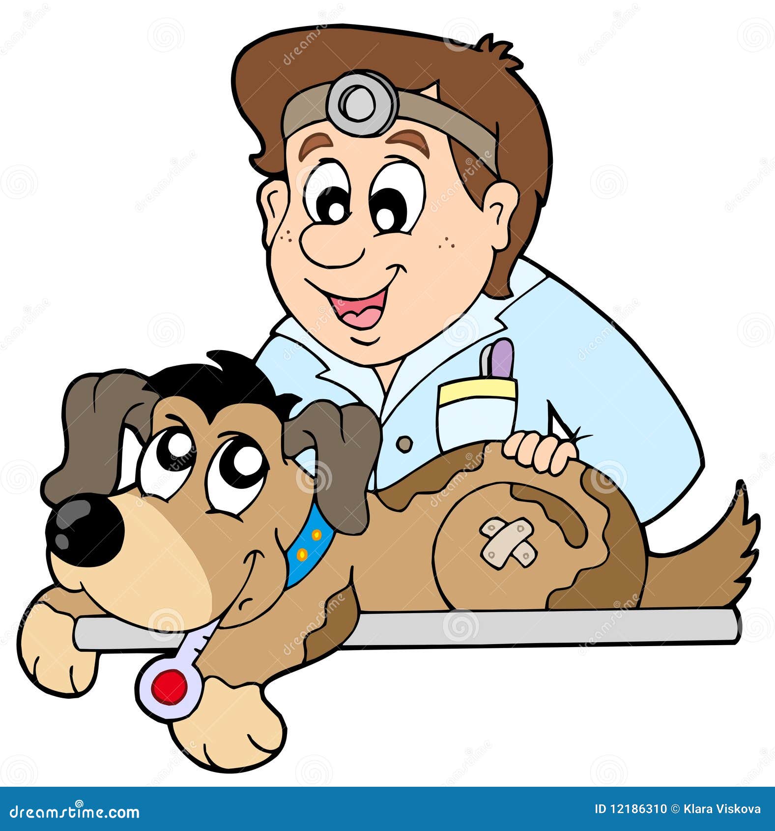 veterinarians with animals clipart image