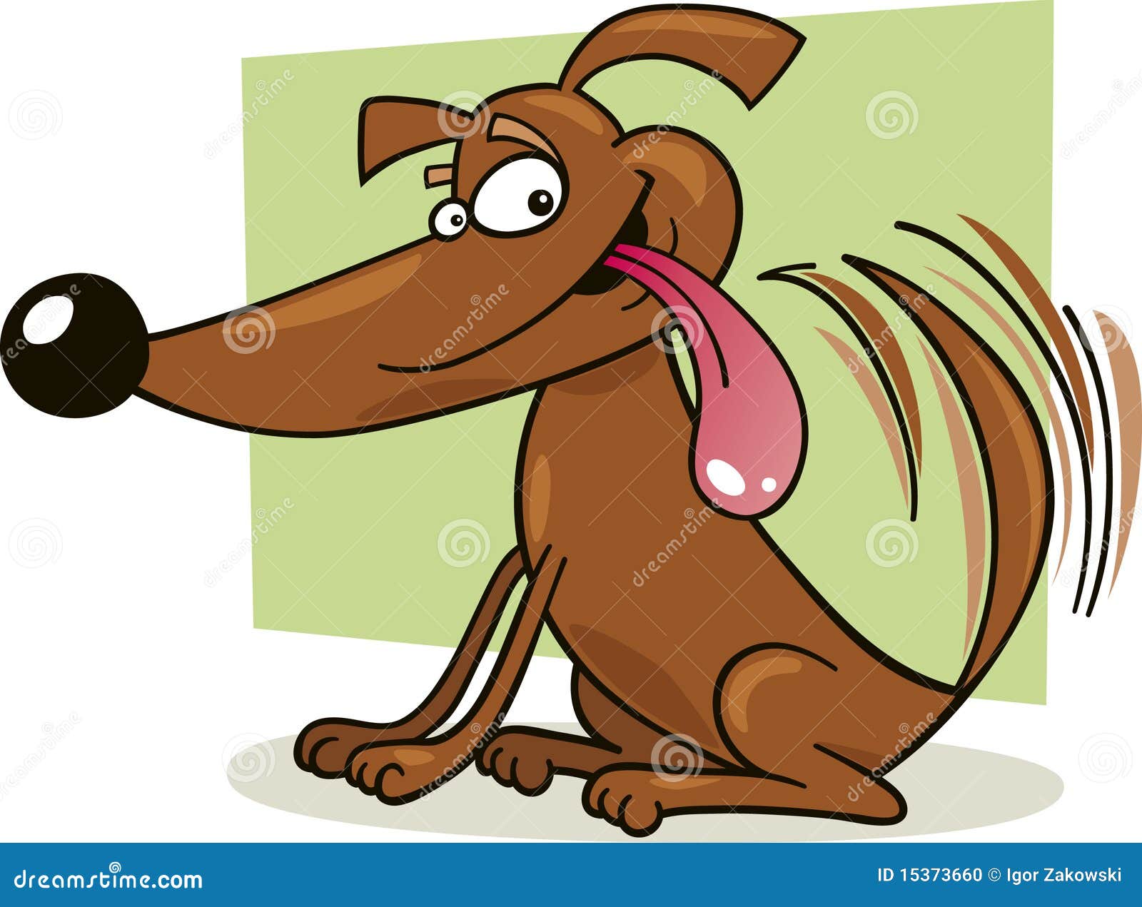 animated clipart dog wagging tail - photo #8