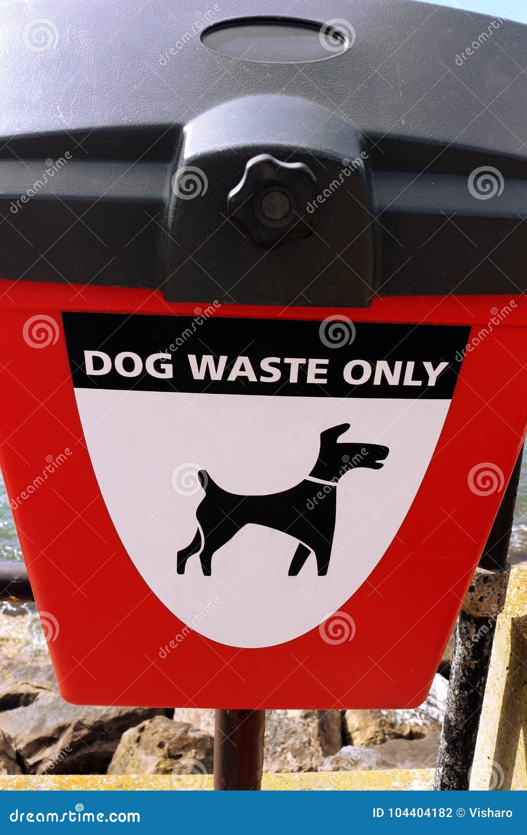 Dog Waste Bin stock photo. Image of graphic, logo, hygeine 104404182