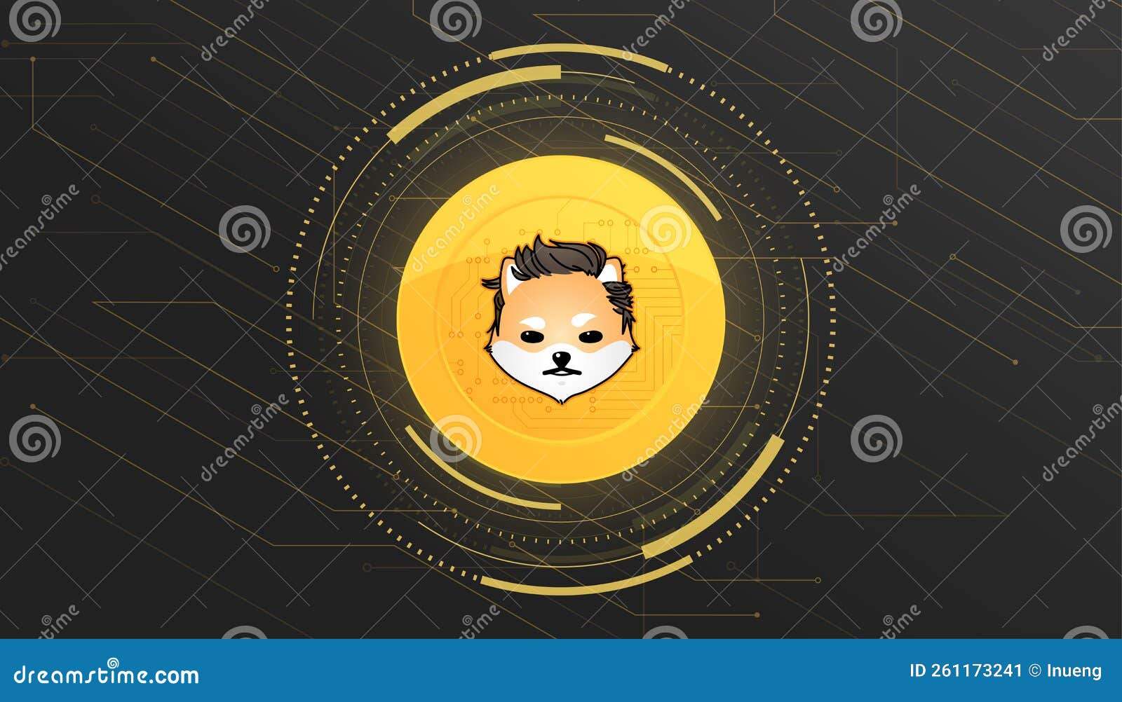 Dogelon Mars ELON Coin Cryptocurrency Concept Banner Background Stock  Vector - Illustration of cover, exchange: 261173241