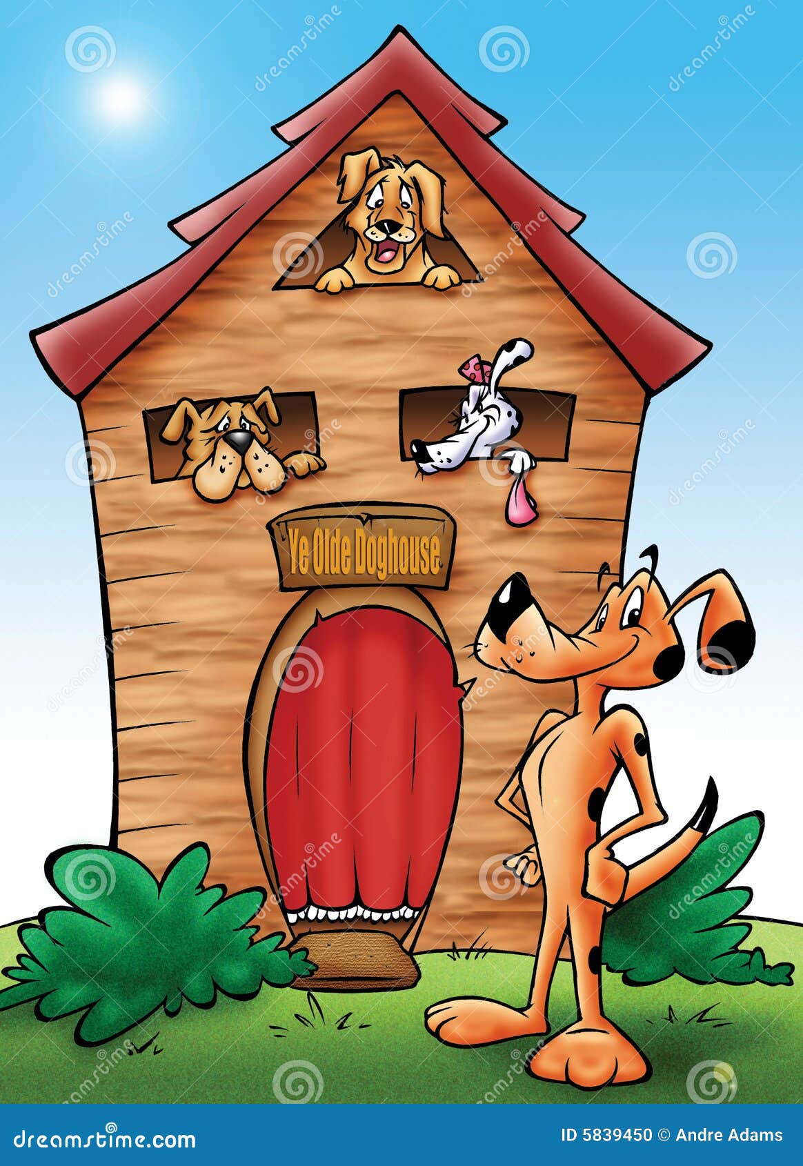 Doghouse Stock Image 24283921