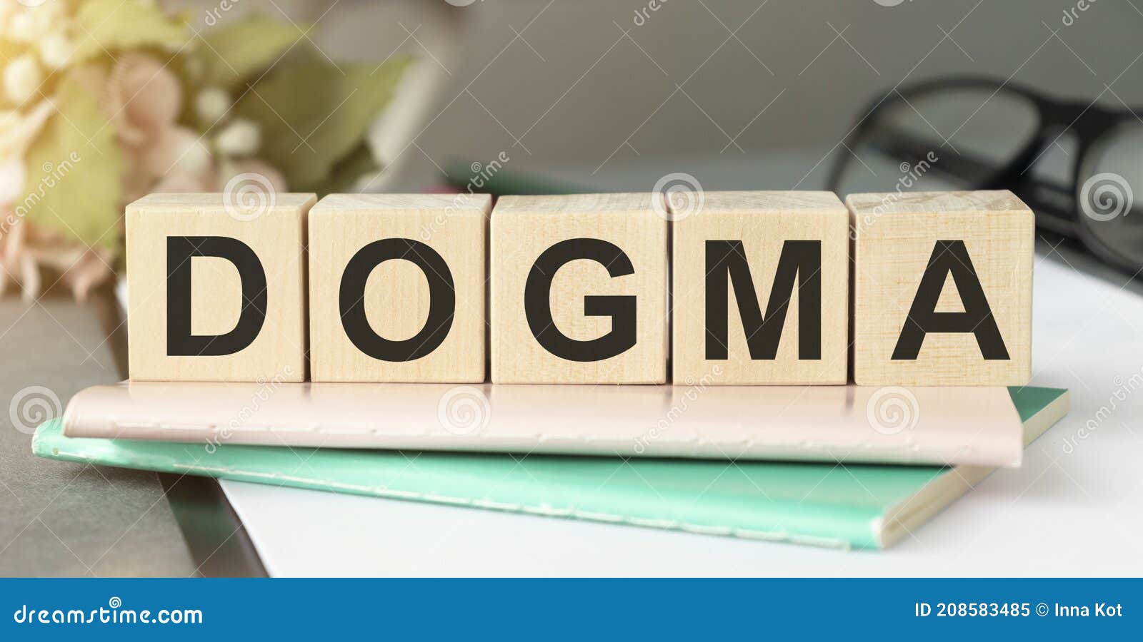 DOGMA Word Concept on a Light Stock Image Image of light, holy 208583485