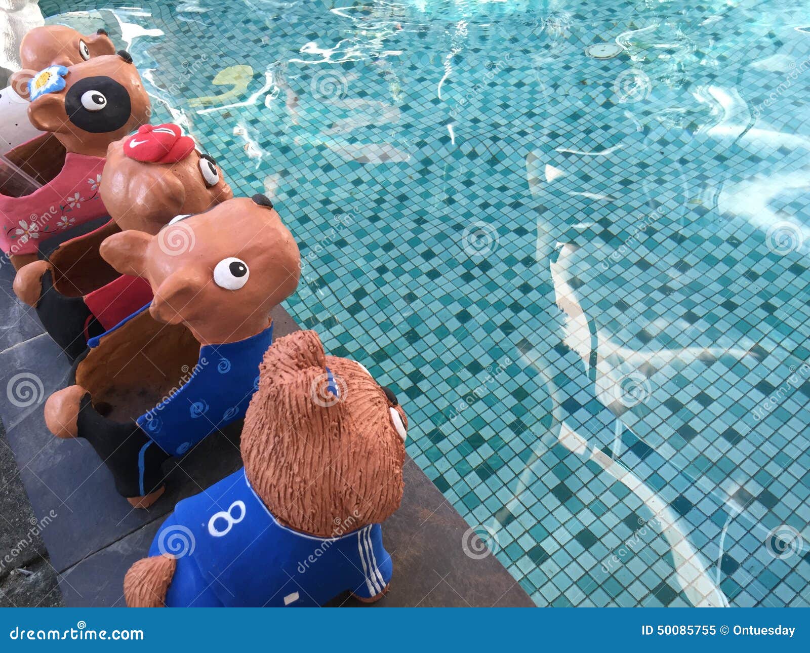 Dogs sculpture stock image. Image of sculpture, relax 50085755