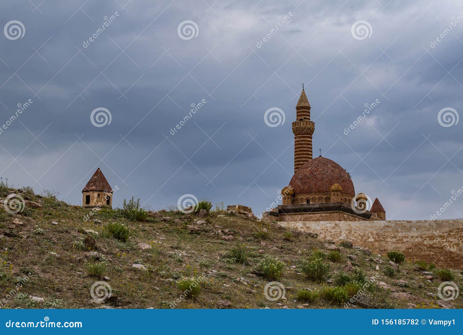 ishak pasha palace, aerial view, dogubayazit, turkey, middle east, ottoman, empire, architecture, mountain, iranian border