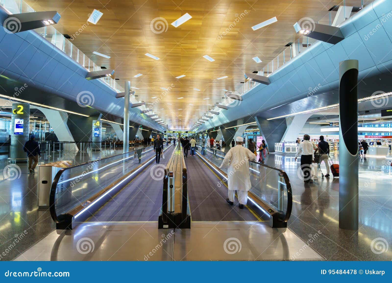 Doha Flughafen Ankunft