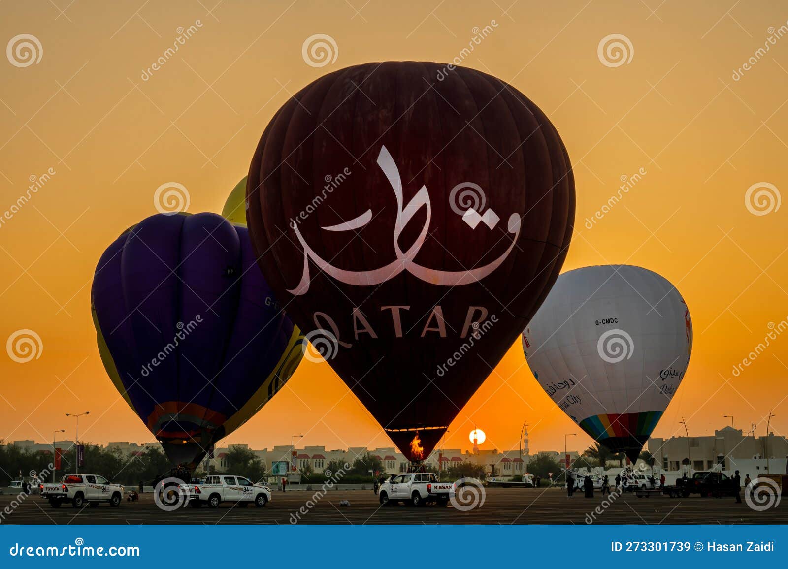 Qatar Hot Air Balloon Festival 2023 Editorial Stock Image Image of