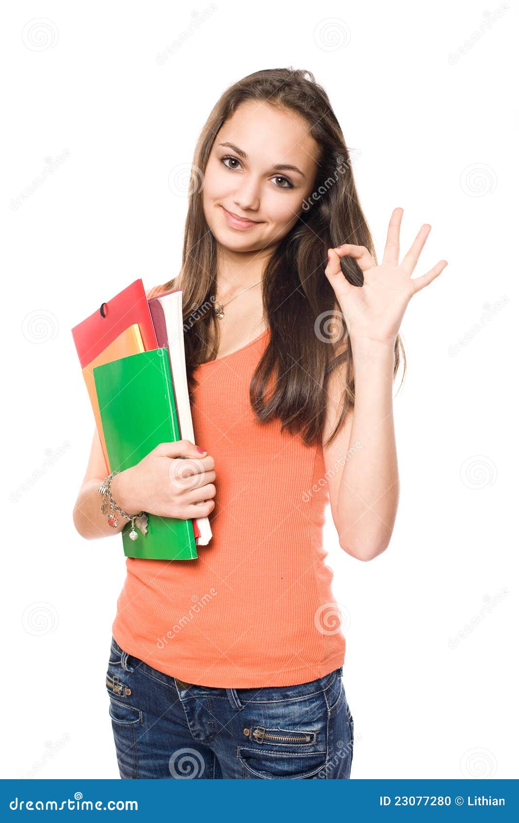 Doing fine here. stock photo. Image of folder, copy, high - 23077280