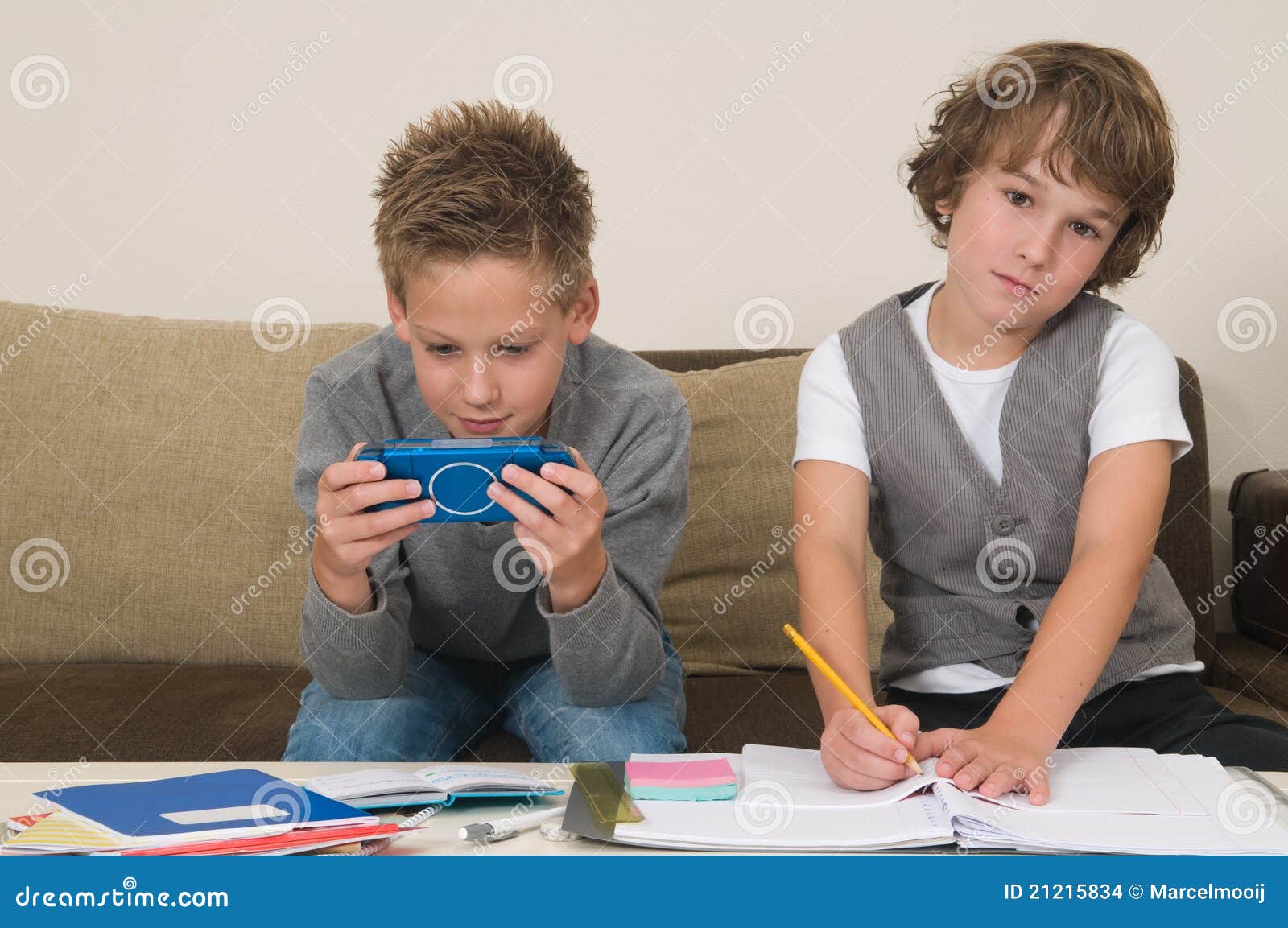 after school homework or video games