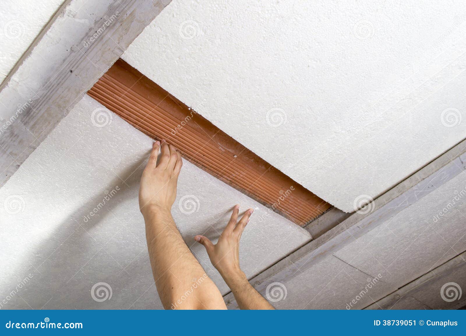 Doing the Isolation in House Stock Image Image of house, hand 38739051