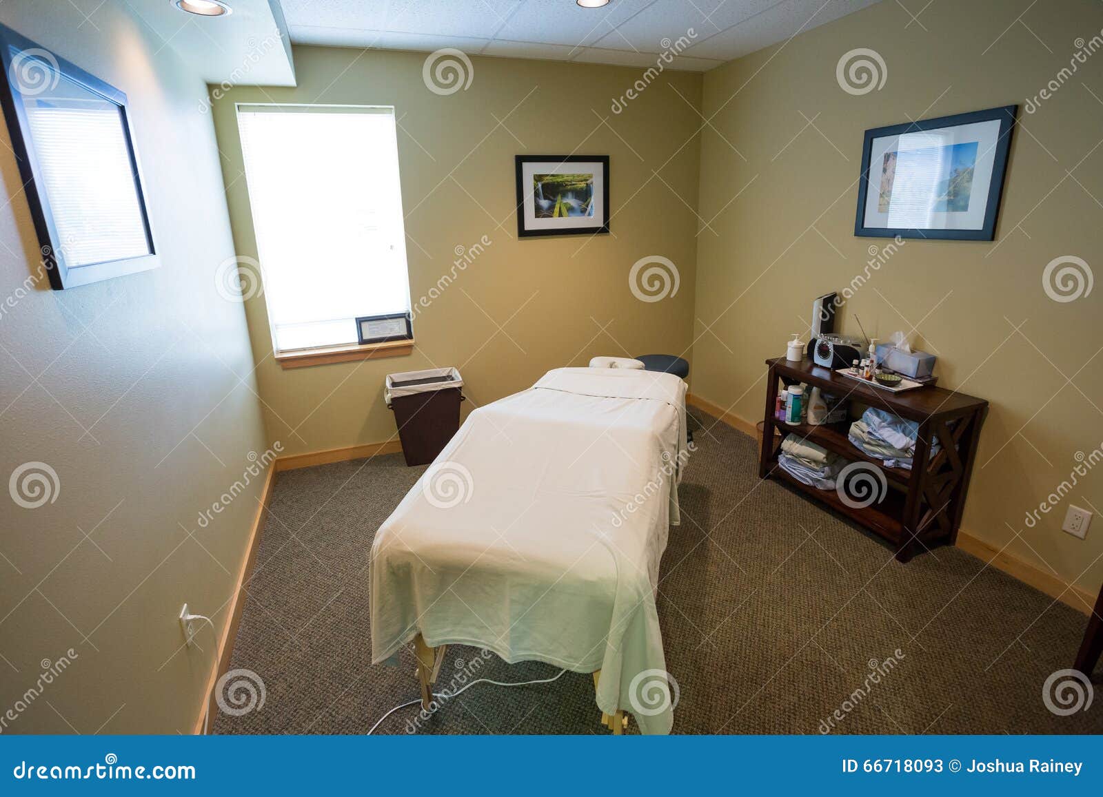 Doktor Office Massage Room Redaktionelles Stockfoto Bild