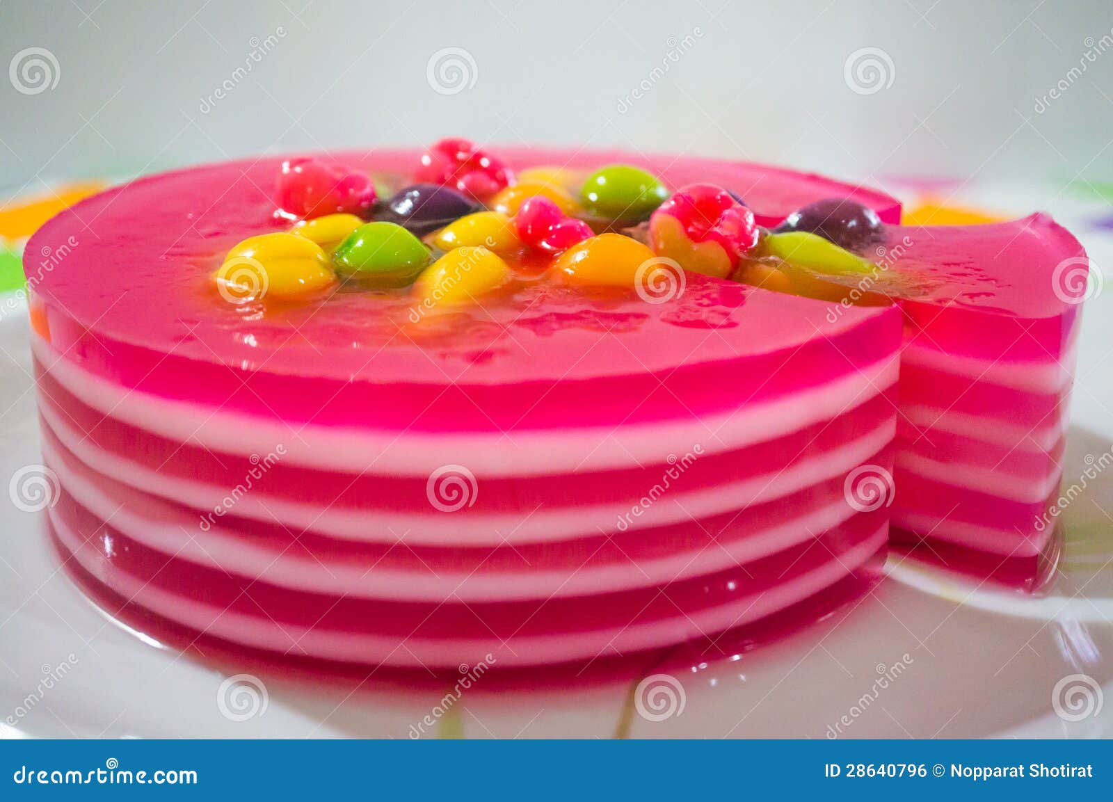 Dolce della gelatina fotografia stock. Immagine di colorato 28640796