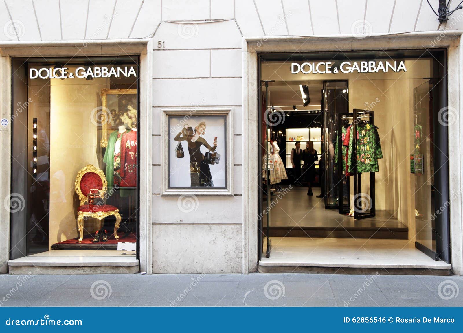 Dolce & Gabbana Fashion Store Editorial Photo - Image of luxury ...