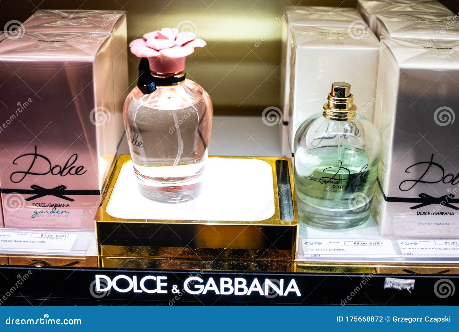 Dolce & Gabbana Perfume, Fragrance on Shop Display for Sale, D&G is ...