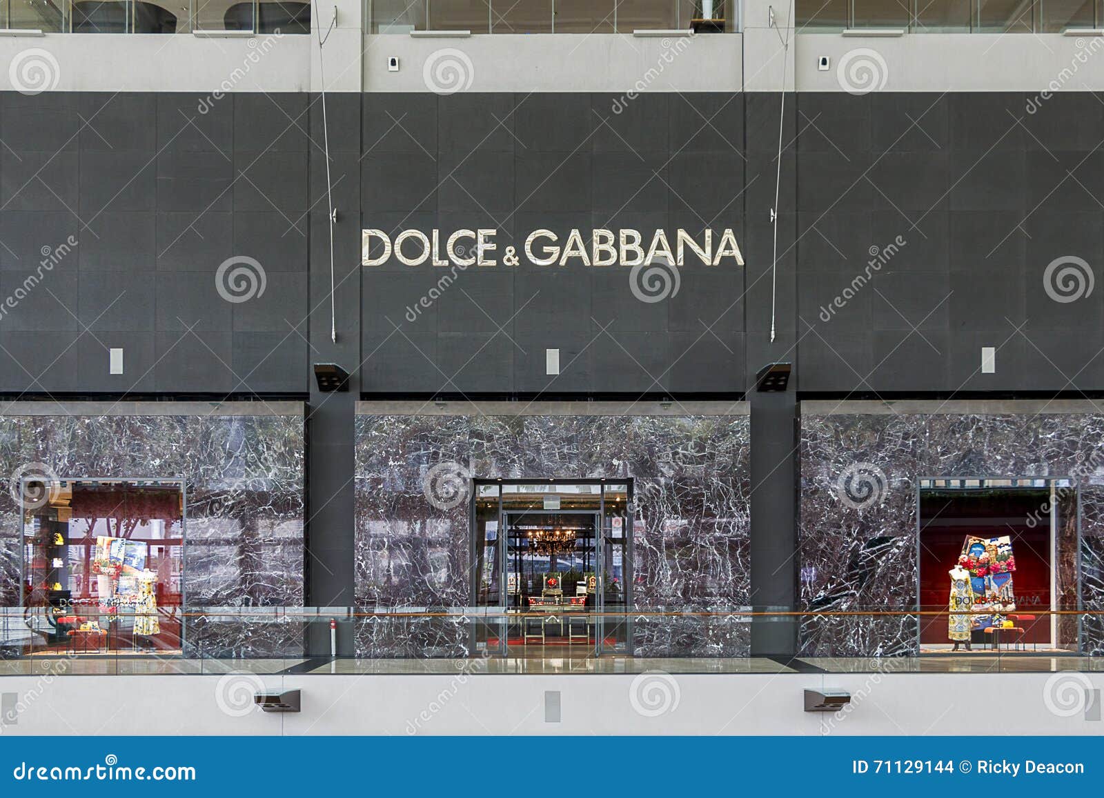 Dolce & Gabbana Store editorial stock image. Image of selling - 71129144