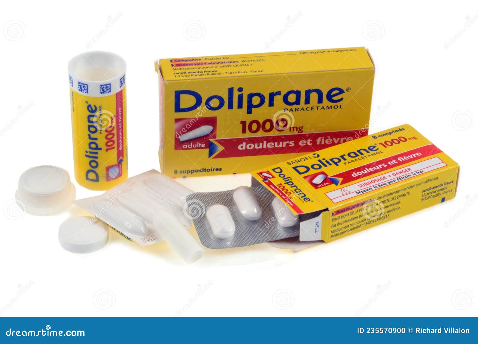 Doliprane Tabs 1000mg 8 comprimés pelliculés