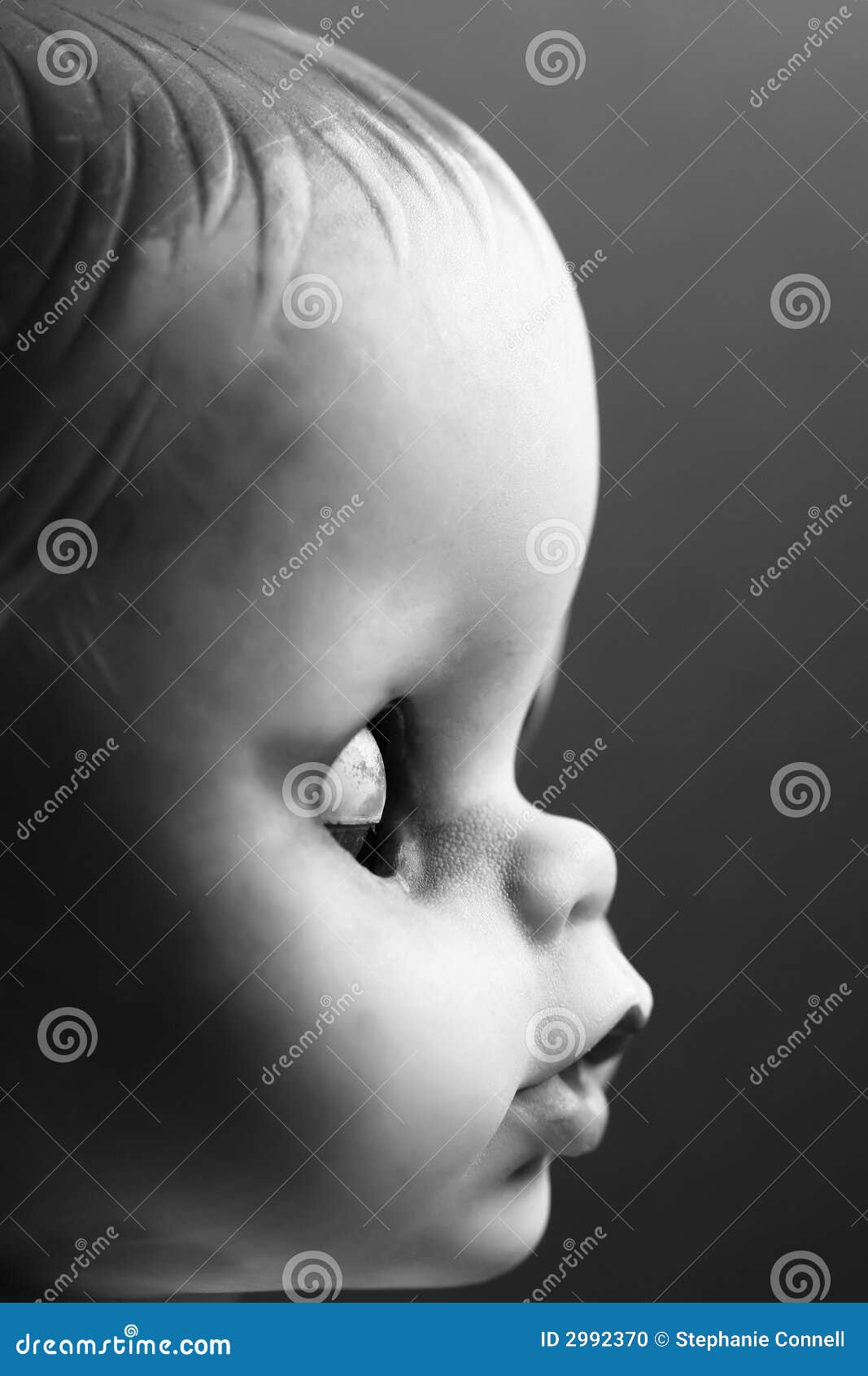 Doll with Closed Eyes stock photo. Image of play, doll 2992370