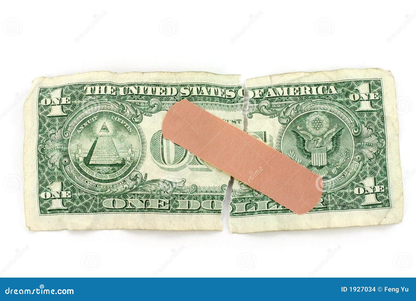 Dollar and bandage stock photo. Image of first, supplies 1927034
